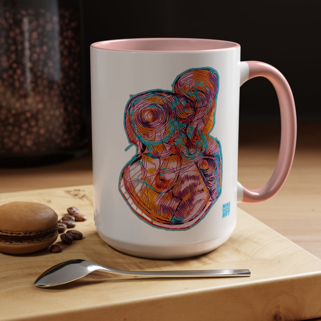 Curiosity (Pink) Accent Coffee Mug (11oz, 15oz)