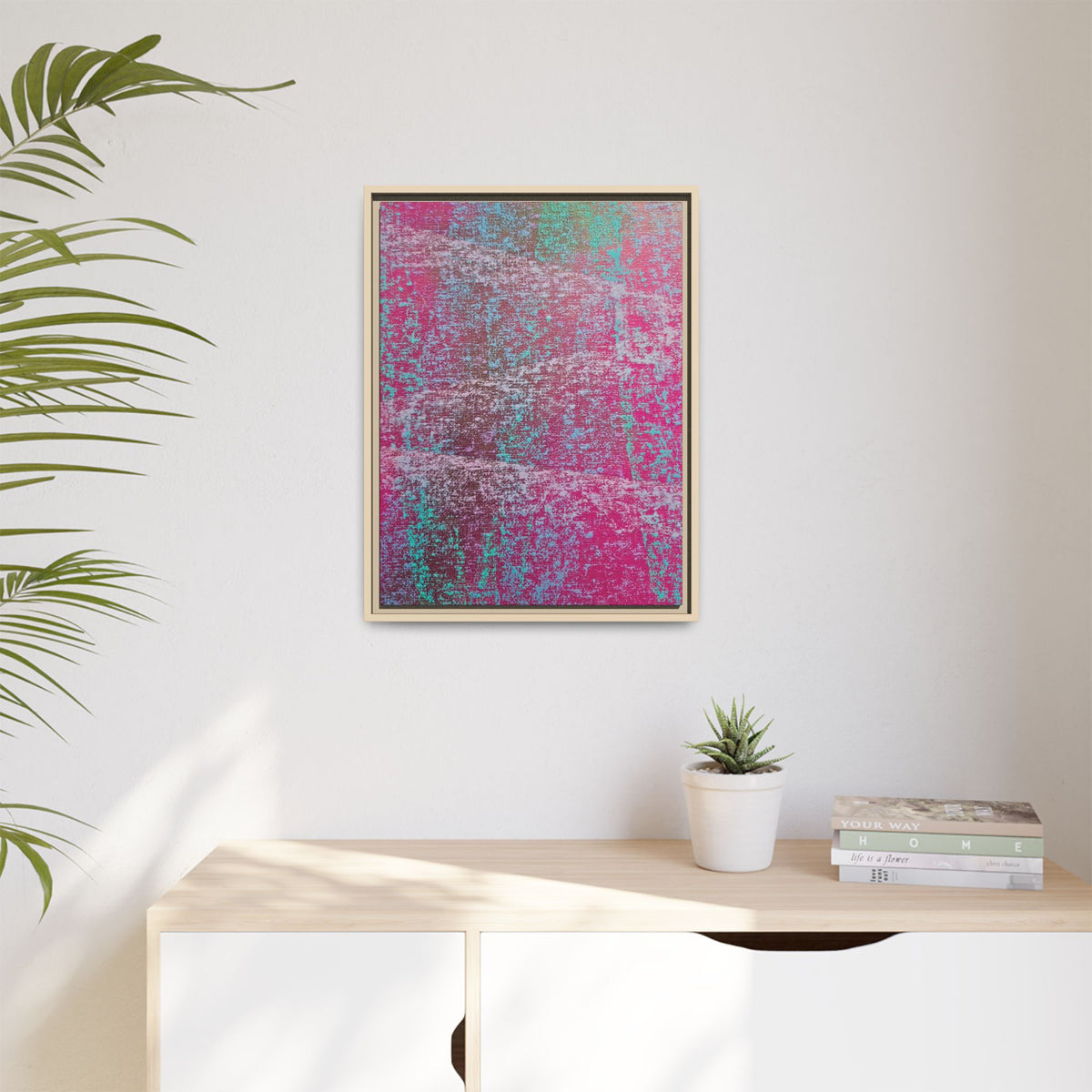 Hazy (V2) Matte Canvas, Framed