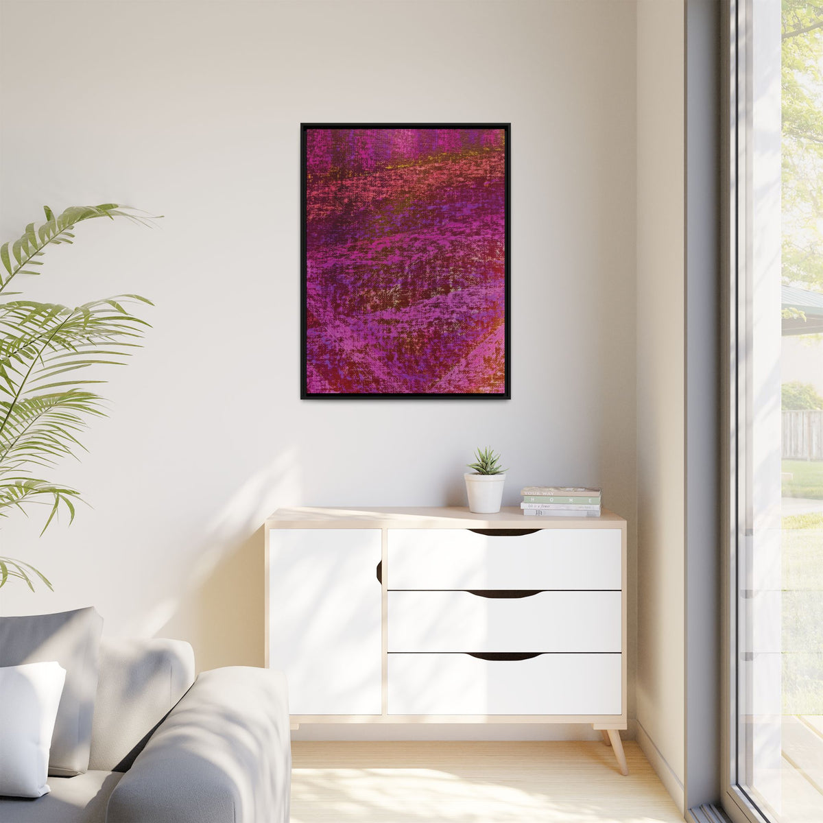 Lagoon (V3) Matte Canvas, Framed