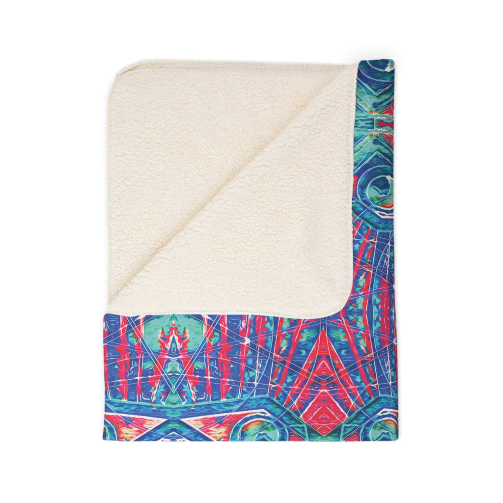 Love (Mirror, Clash) Fleece Sherpa Blanket