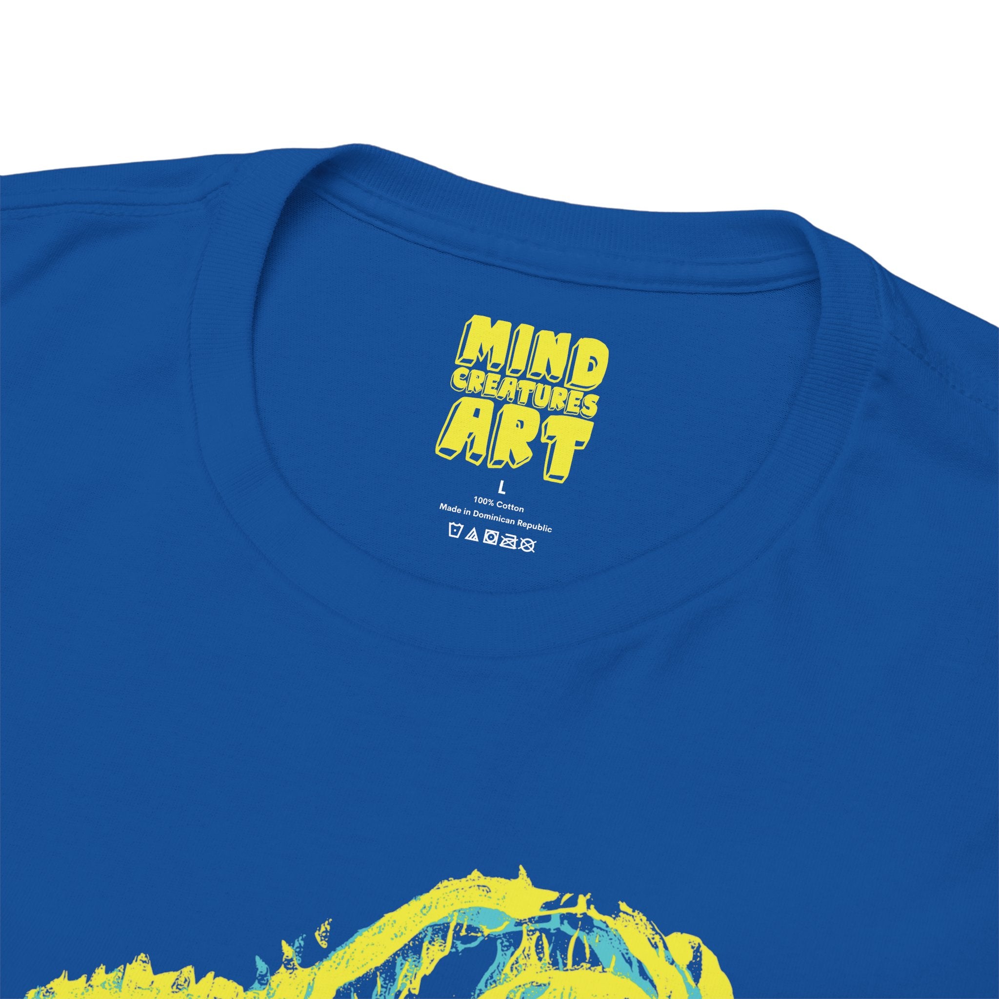 Exploration (Blur, Yellow & Blue) Unisex Heavy Cotton Tee