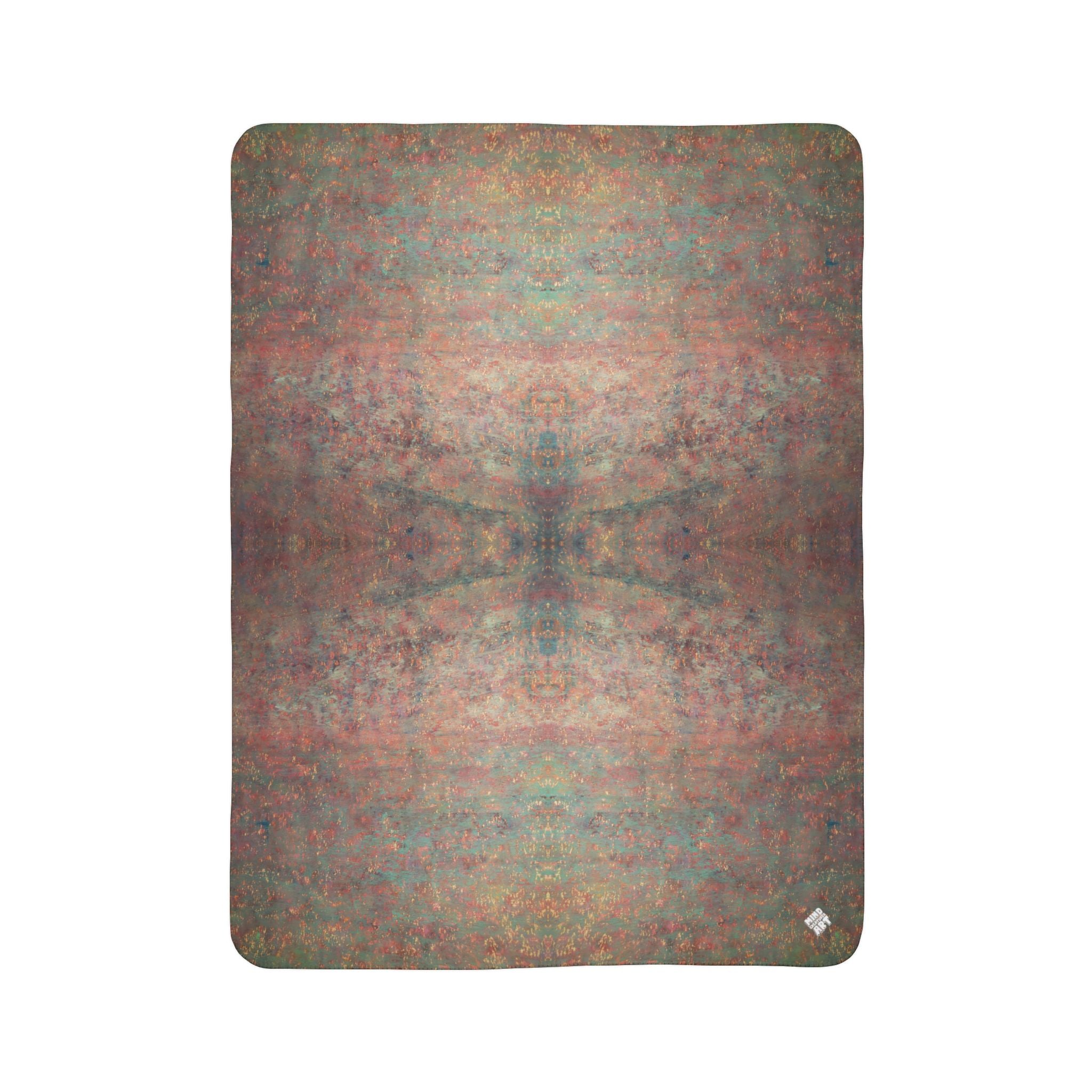 Hourglass Fleece Sherpa Blanket