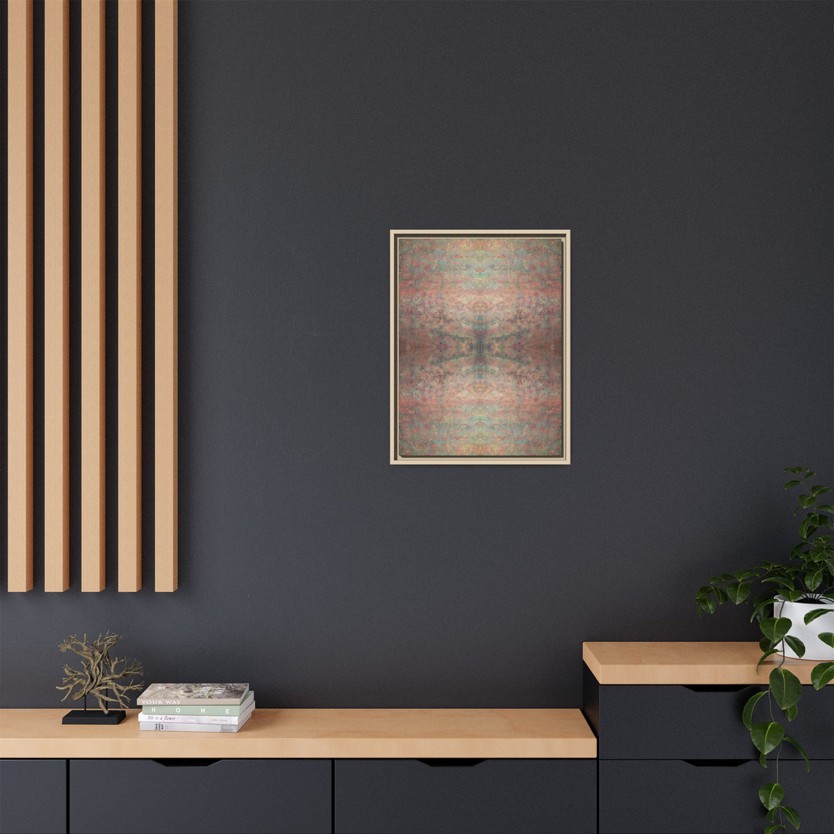 Hourglass Matte Canvas, Framed