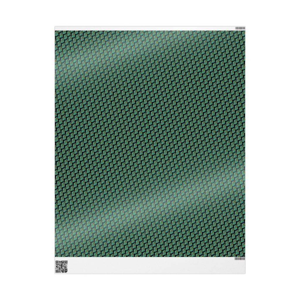 Exploration (Version 2, Black Background) Heavy Wrapping Paper