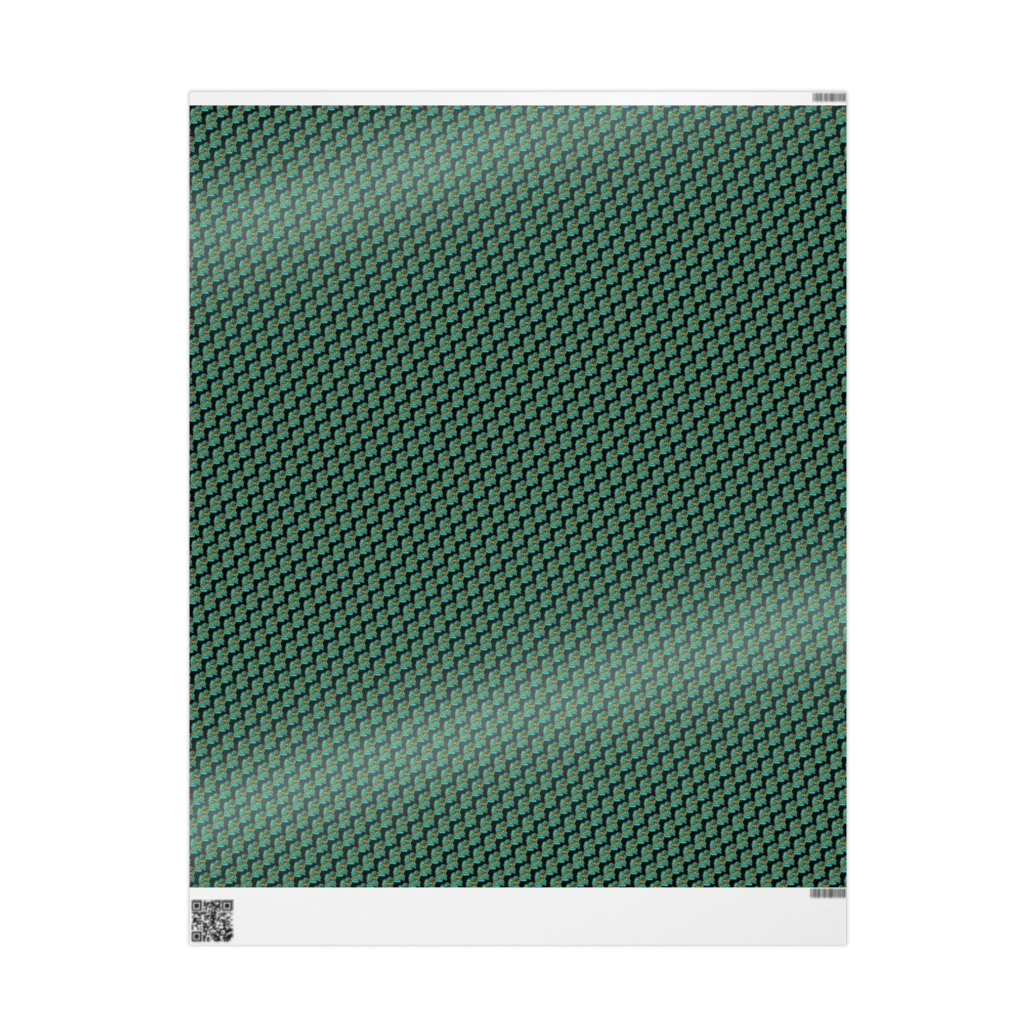Exploration (Version 2, Black Background) Heavy Wrapping Paper