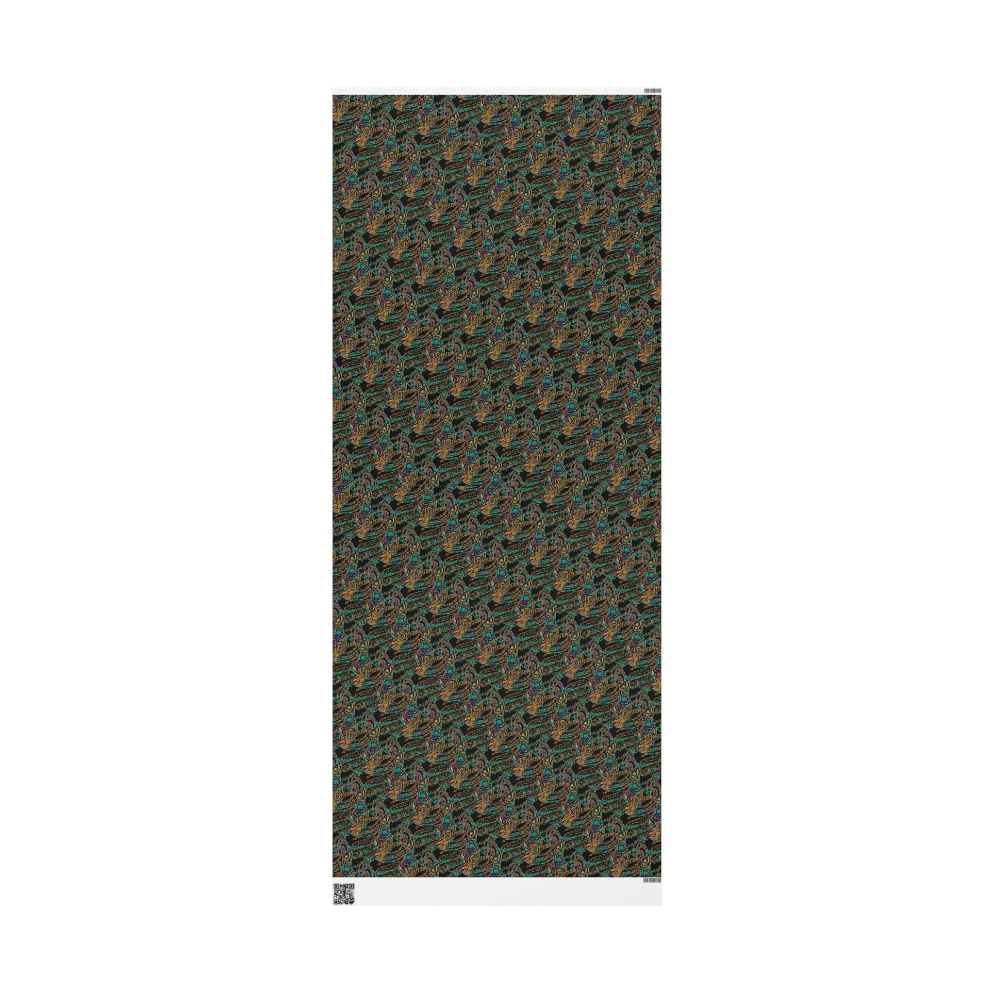 Vessel (Black Background) Heavy Wrapping Paper