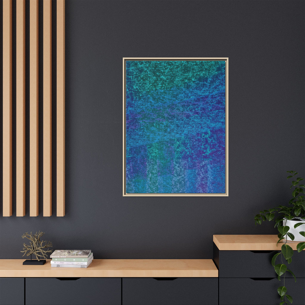 Oceanic Matte Canvas, Framed