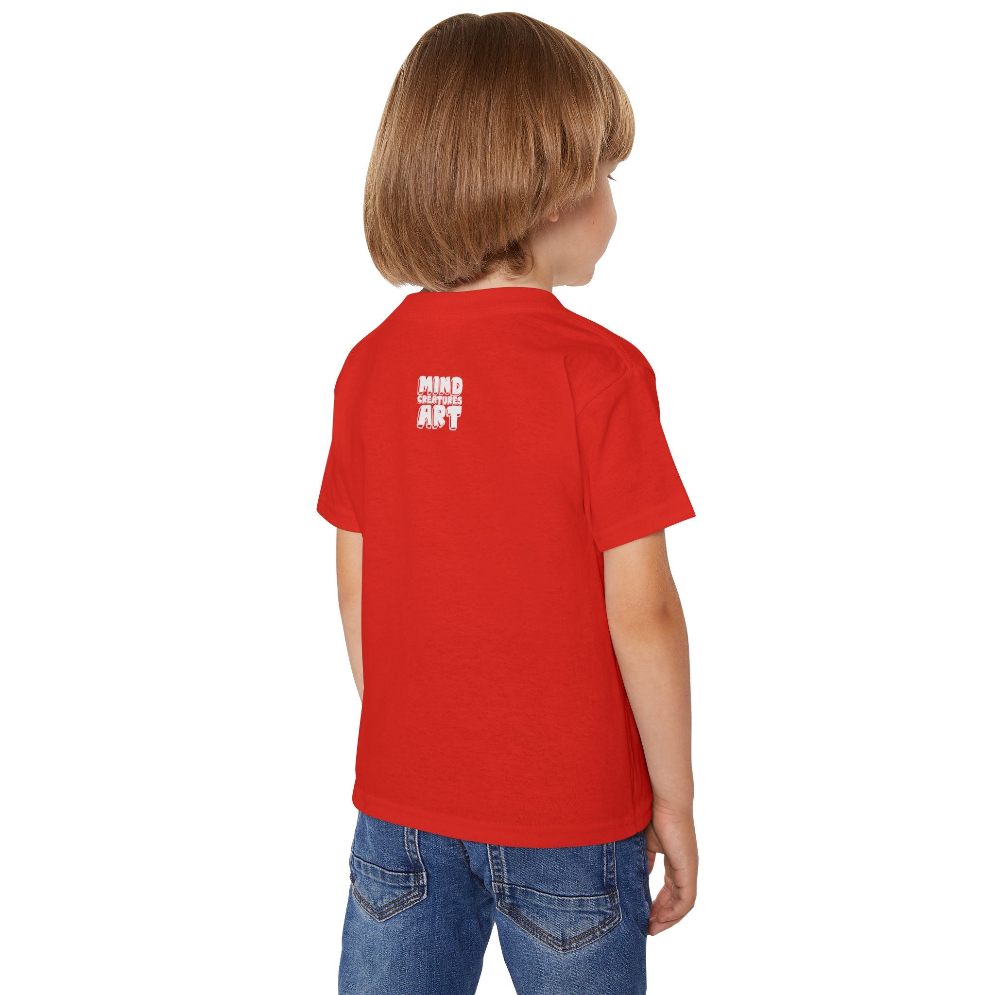 Curiosity (Green & Red) Heavy Cotton™ Toddler T-shirt