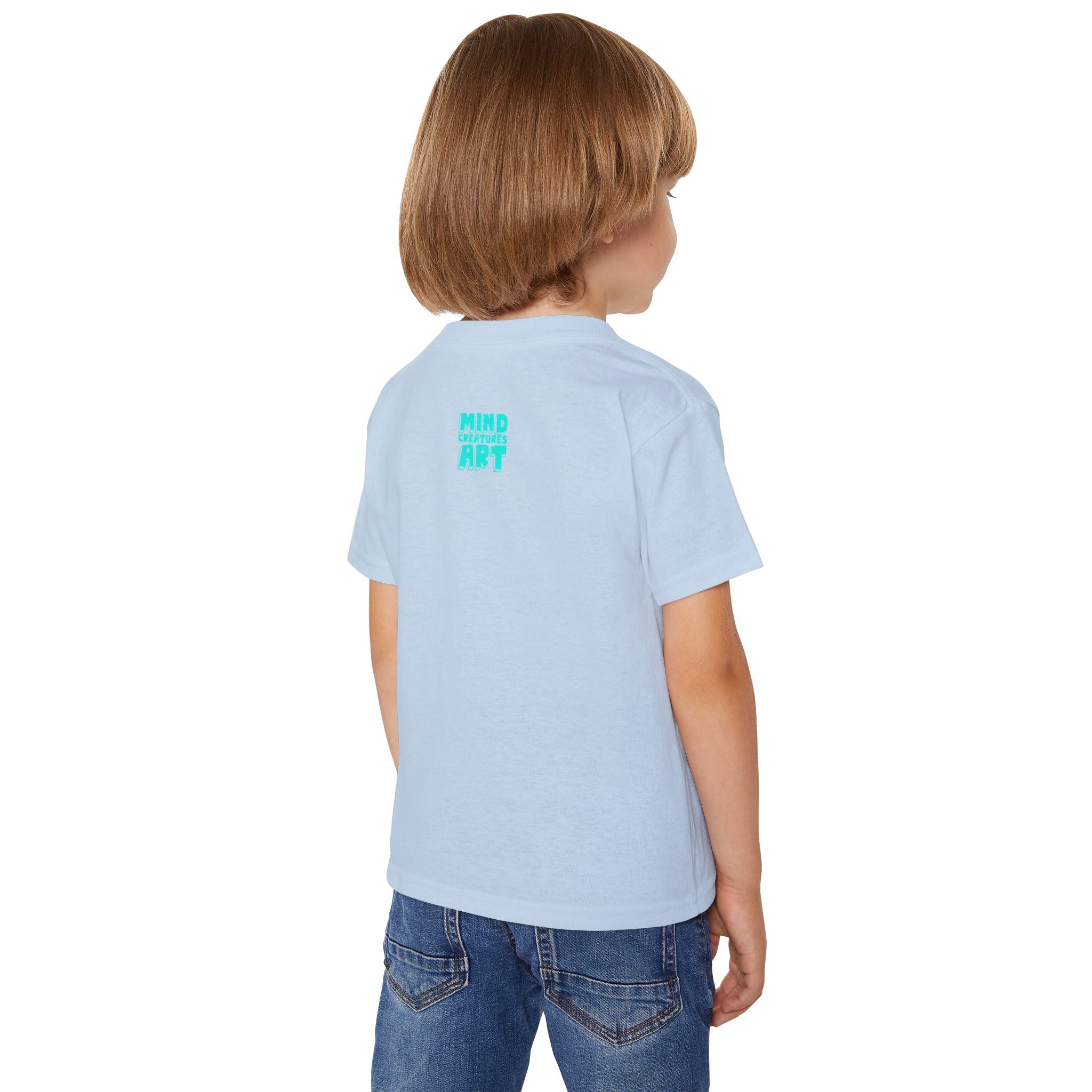 Curiosity (Blue & Red) Heavy Cotton™ Toddler T-shirt