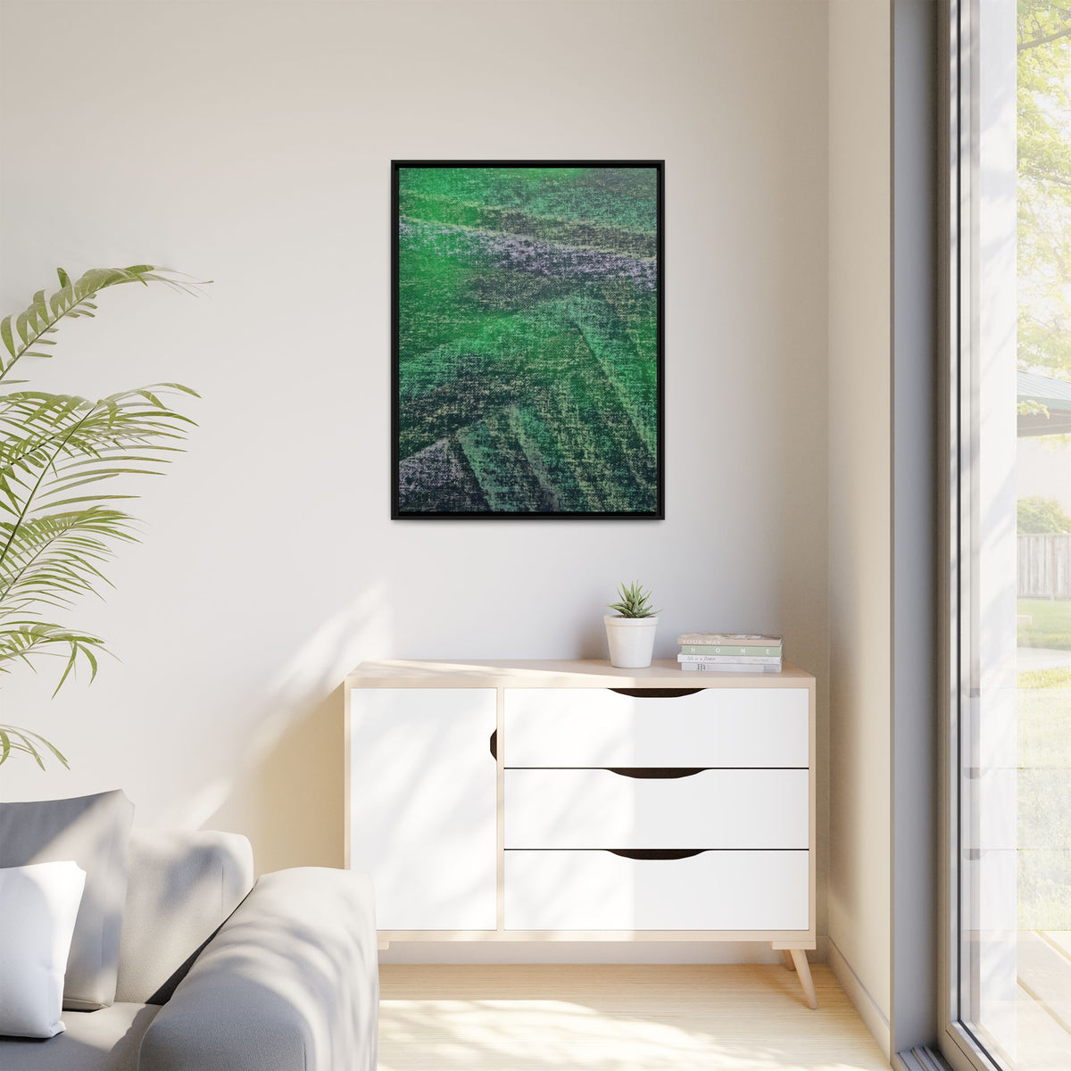 Voice (V3) Matte Canvas, Framed
