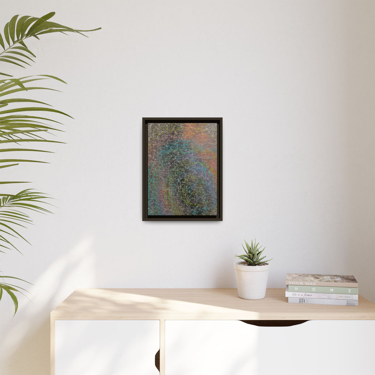 Iridescent Matte Canvas, Framed