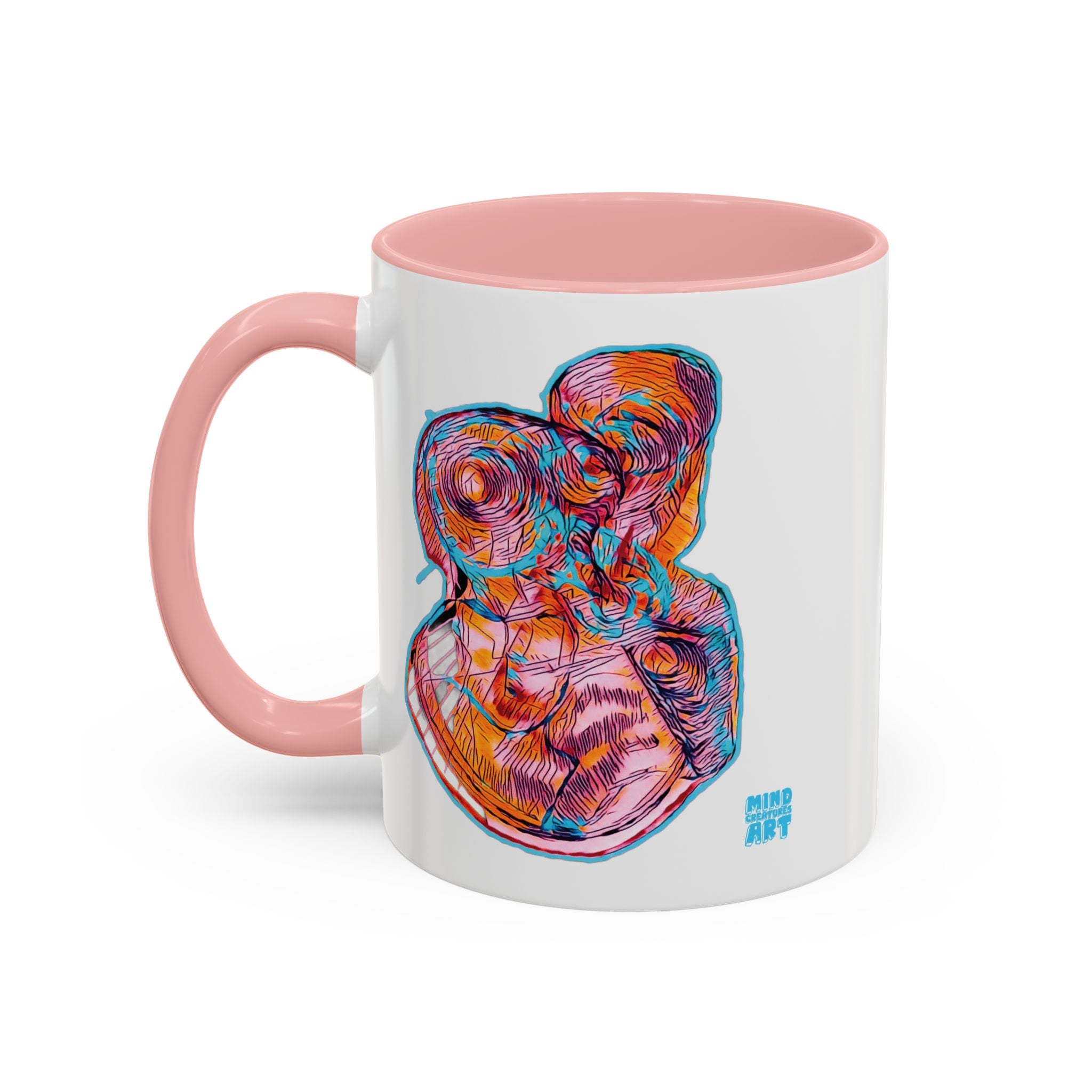 Curiosity (Pink) Accent Coffee Mug (11oz, 15oz)