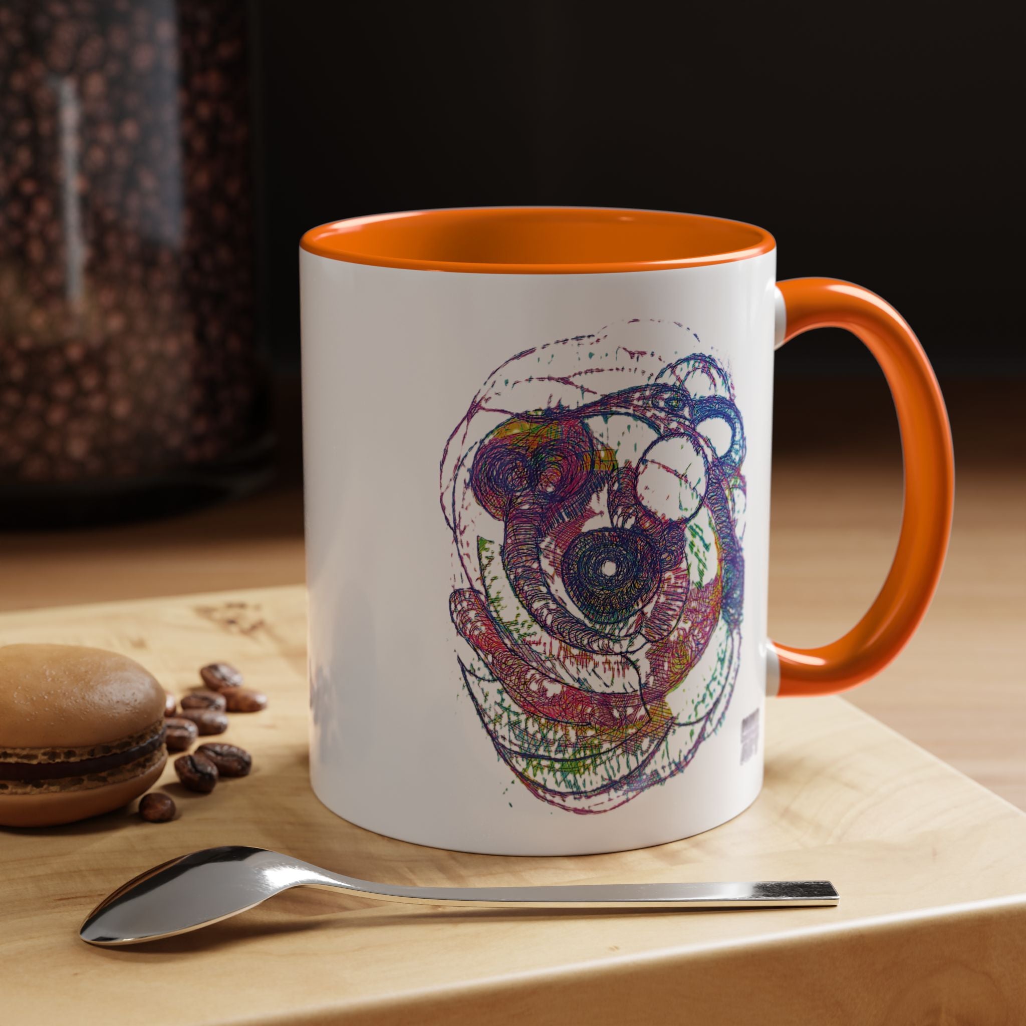 Spiraling Accent Coffee Mug (11oz, 15oz)