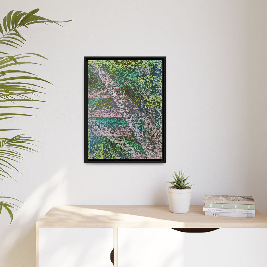 Stream Matte Canvas, Framed