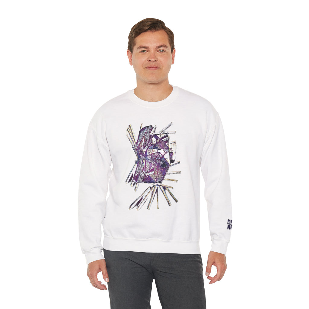 Lightspeed (Purple) Unisex Heavy Blend™ Crewneck Sweatshirt
