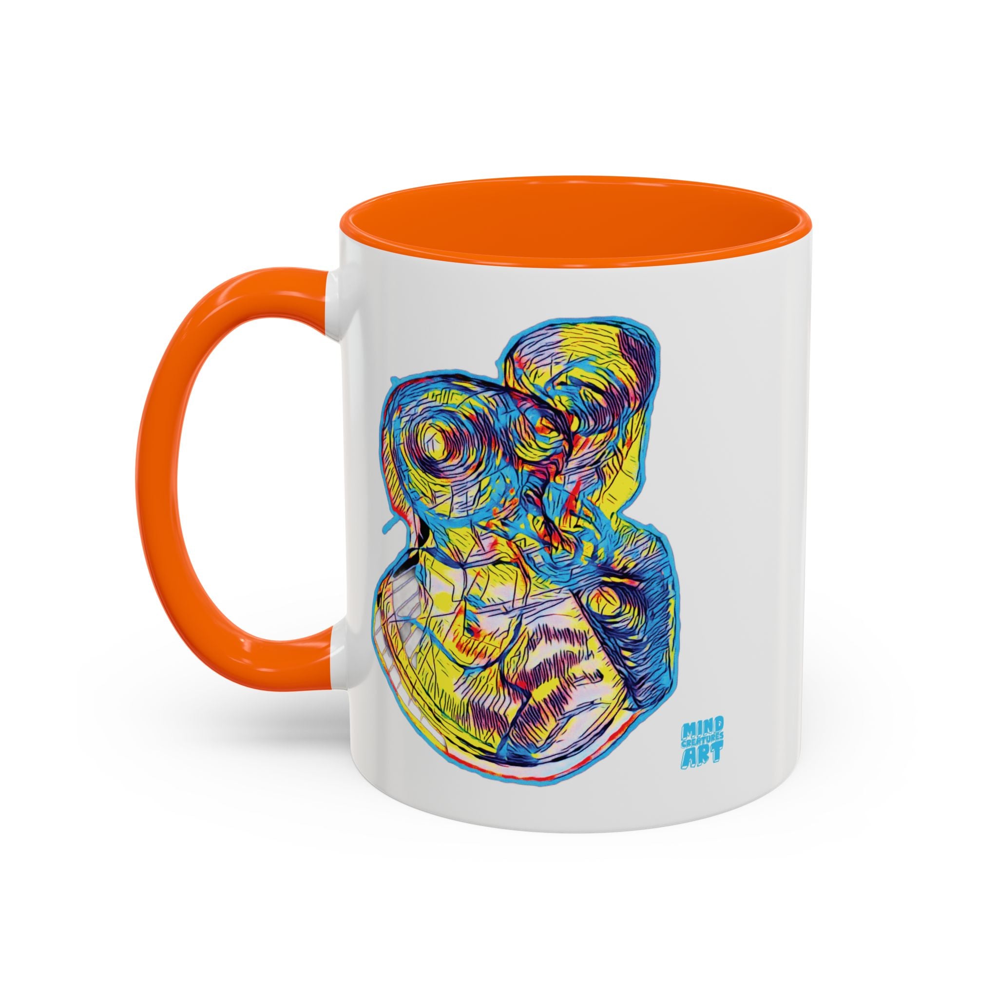 Curiosity (Neon) Accent Coffee Mug (11oz, 15oz)