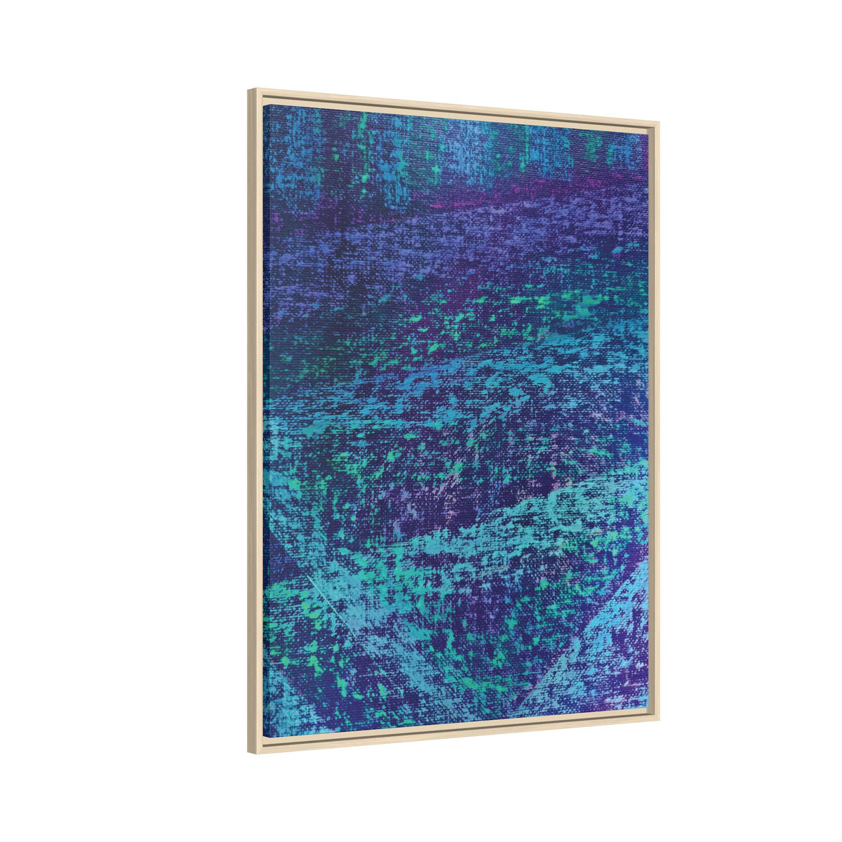 Lagoon Matte Canvas, Framed