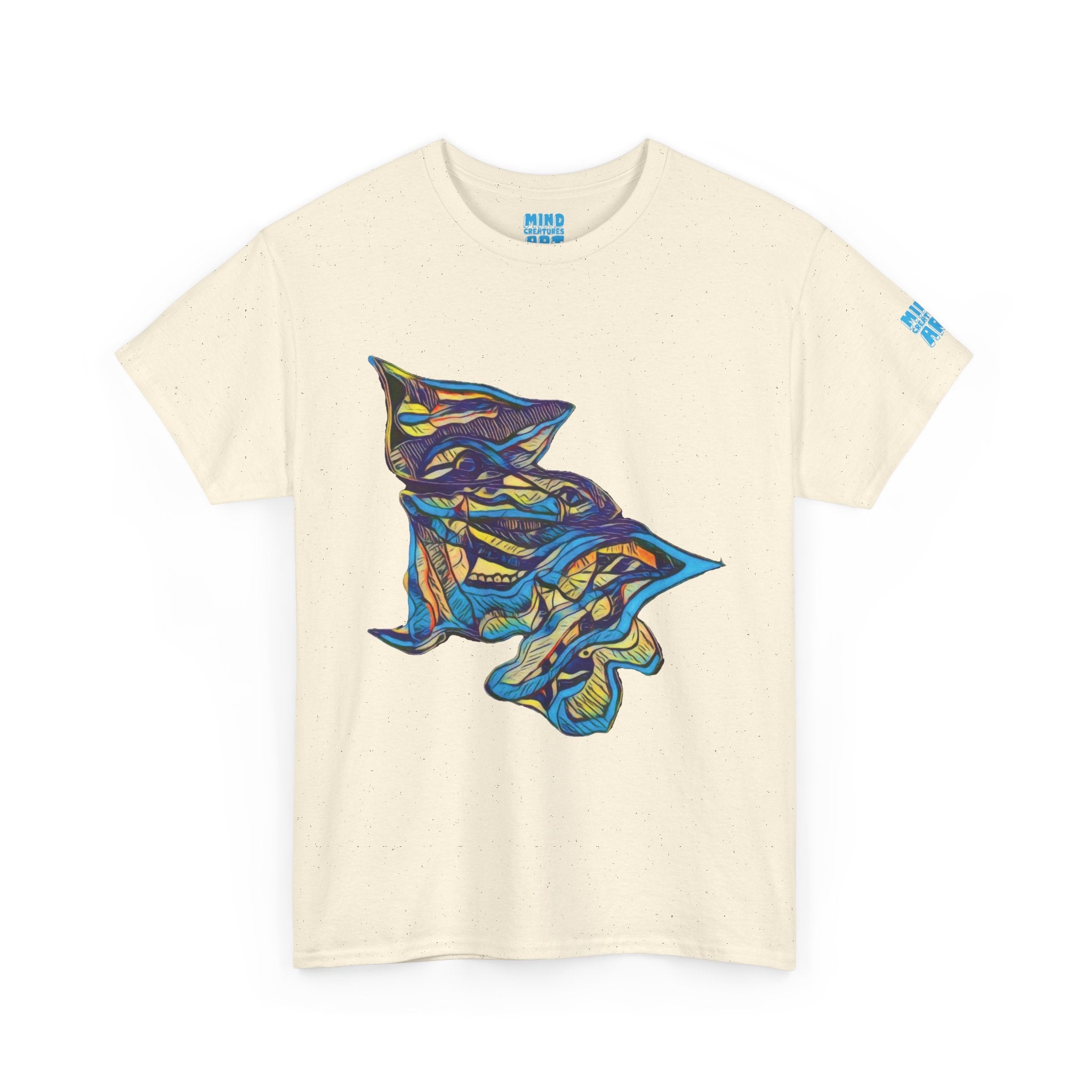 Cheshire (Blue & Yellow) Unisex Heavy Cotton Tee