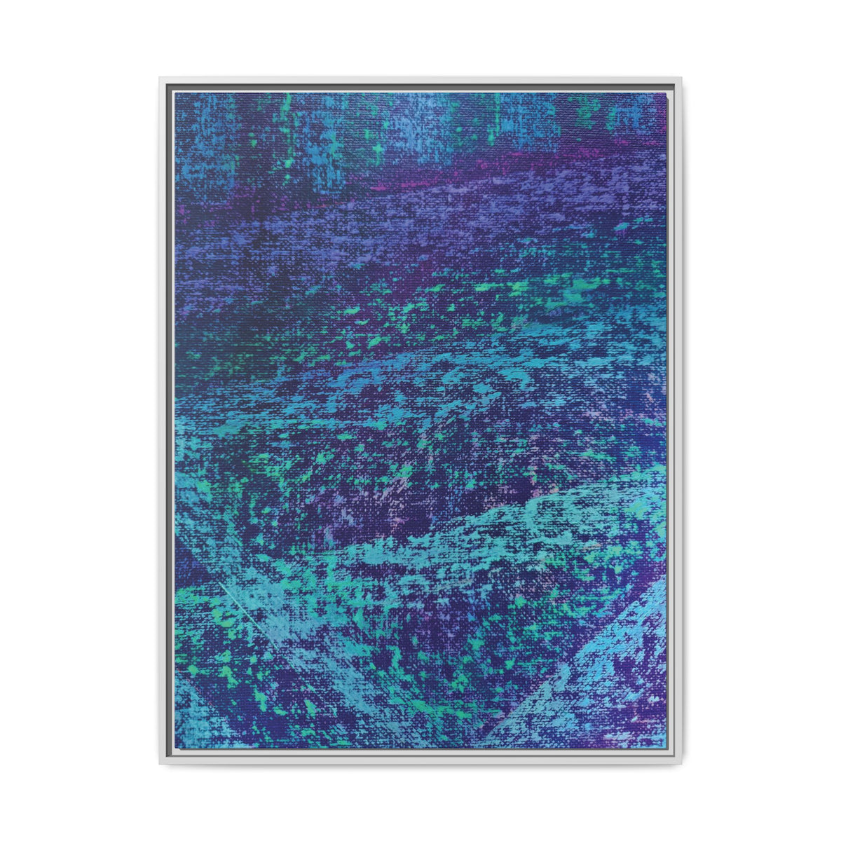 Lagoon Matte Canvas, Framed