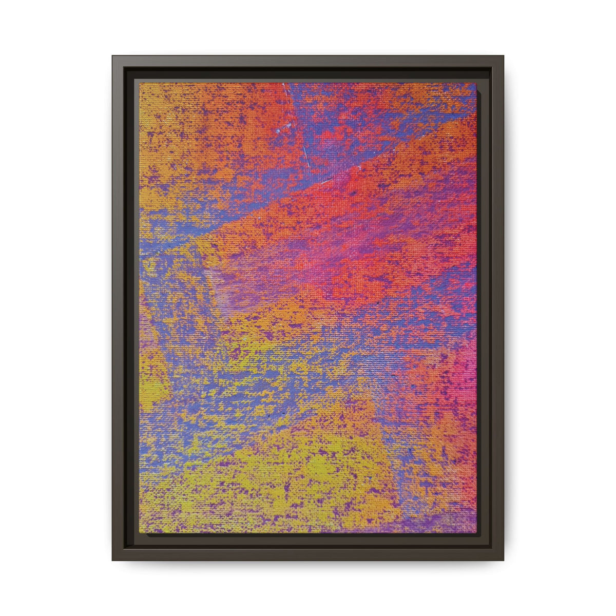 Sunset Matte Canvas, Framed