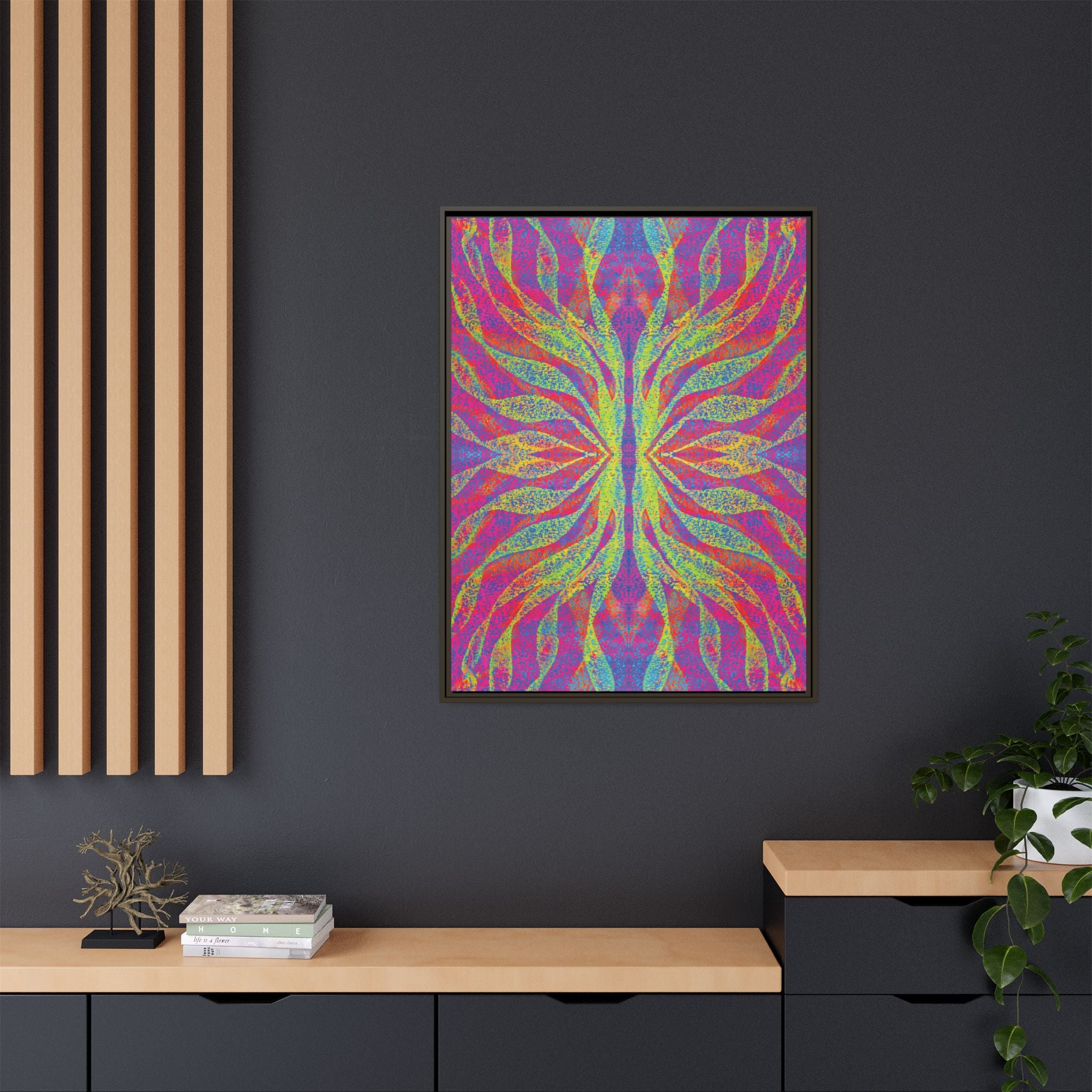 Wave Matte Canvas, Framed