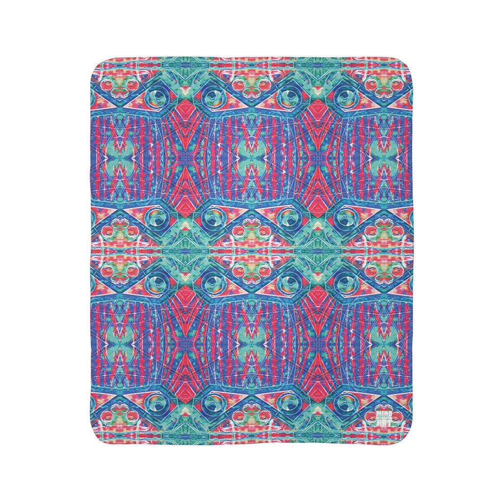 Love (Mirror, Clash) Fleece Sherpa Blanket