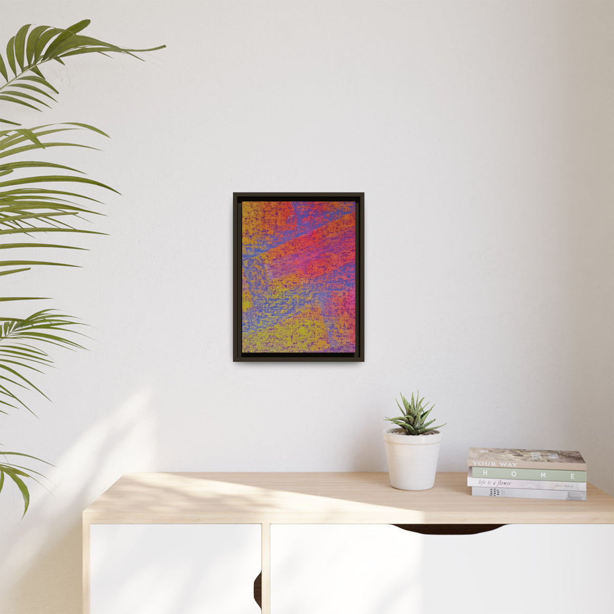 Sunset Matte Canvas, Framed