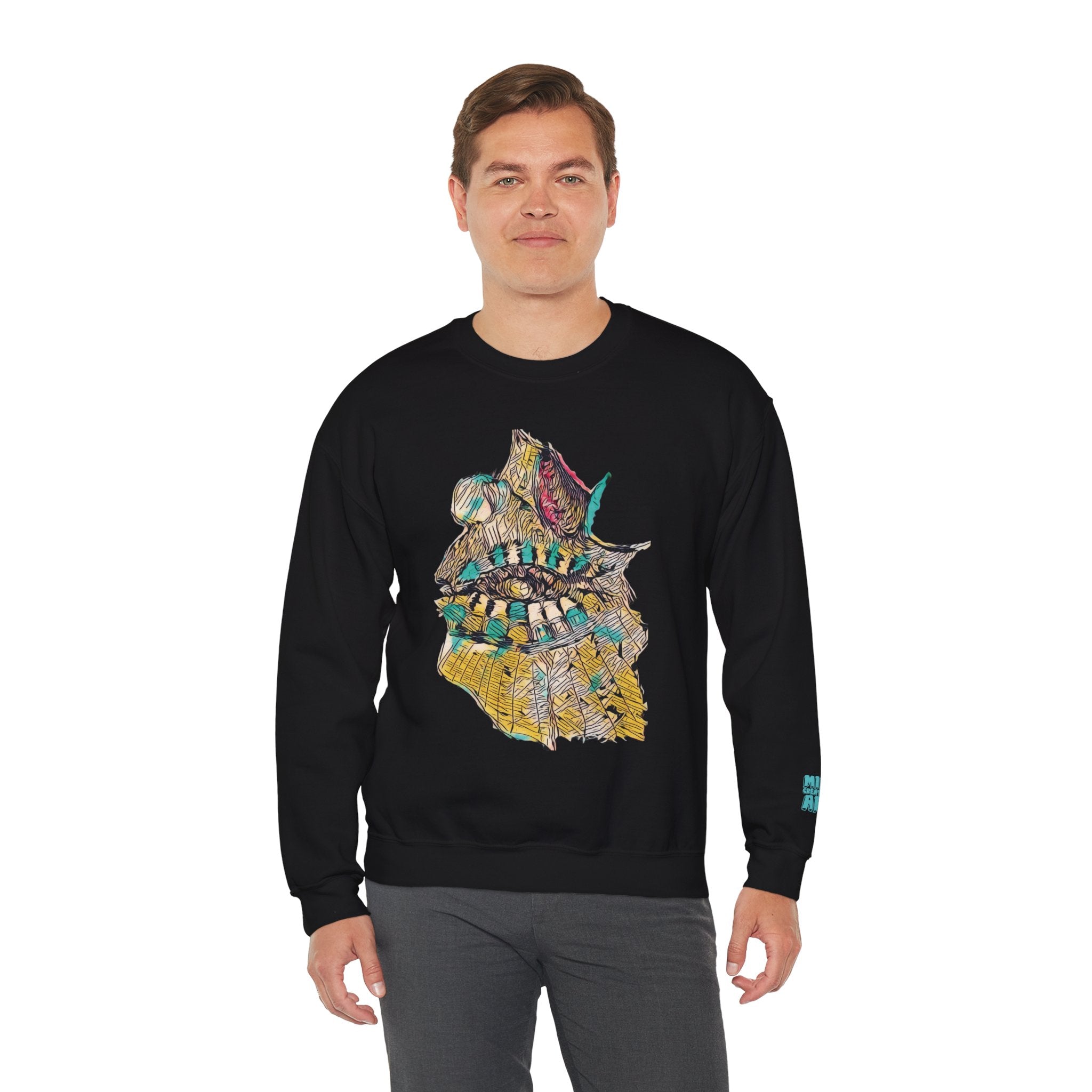 Hypnagogic (Gold) Unisex Heavy Blend™ Crewneck Sweatshirt
