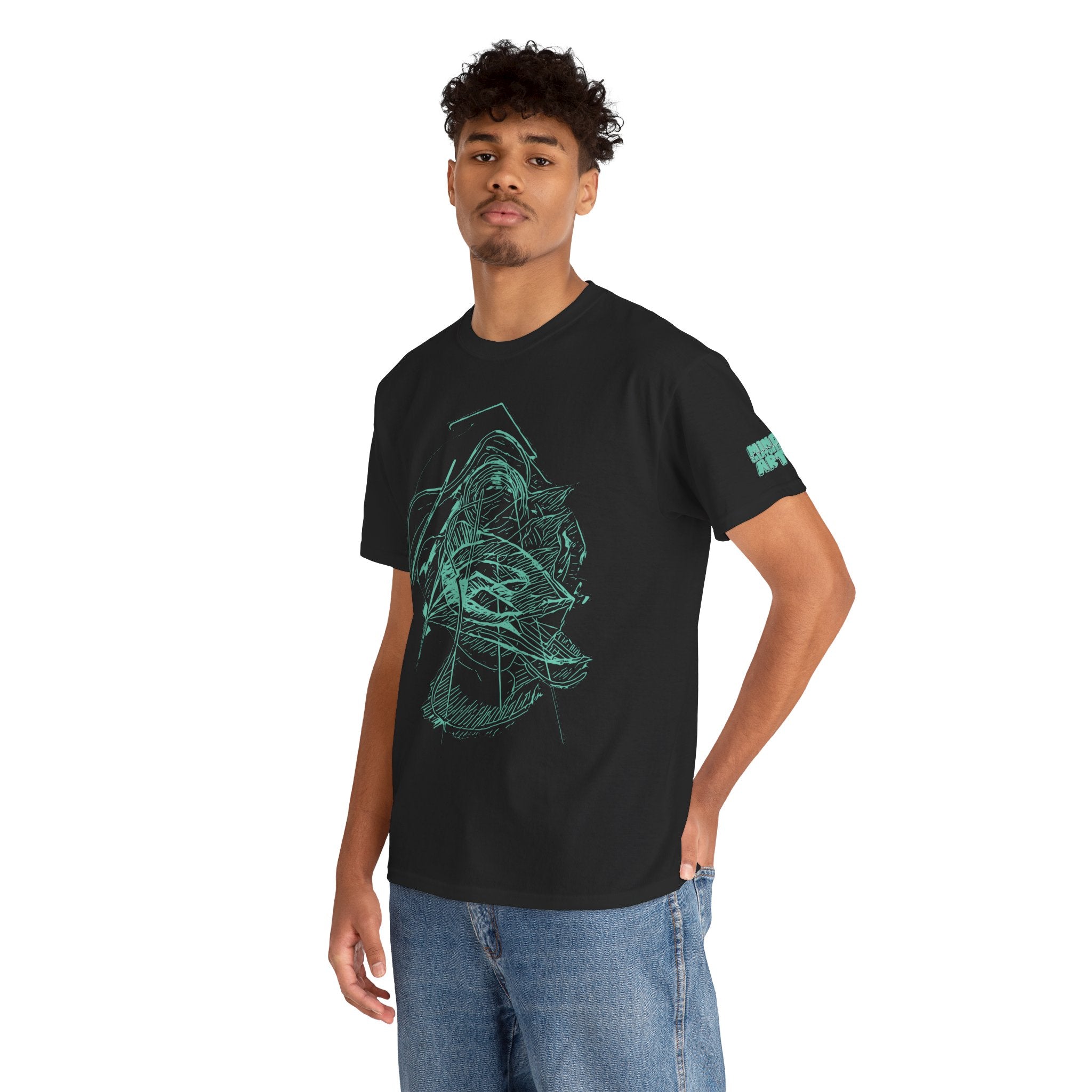 Dive Reflex (Teal) Unisex Heavy Cotton Tee