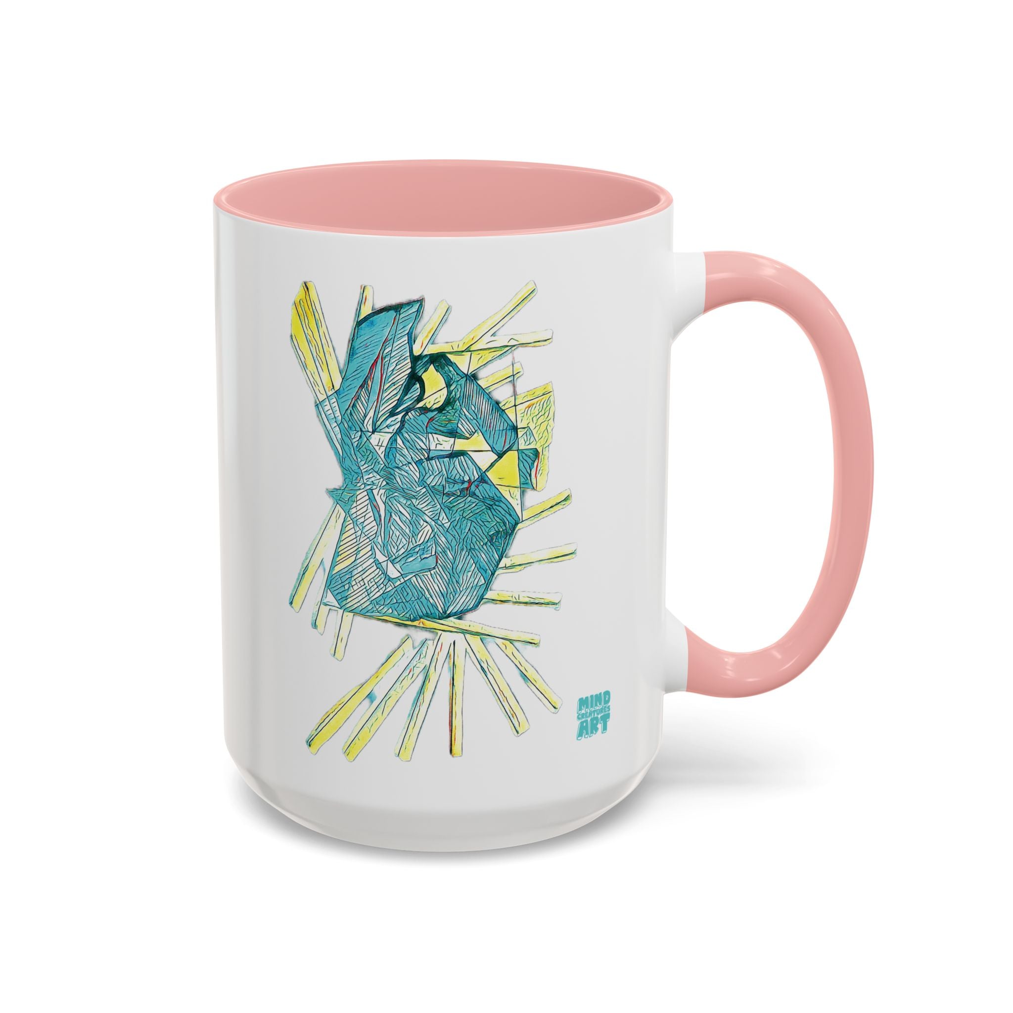 Lightspeed (Aqua) Accent Coffee Mug (11oz, 15oz)