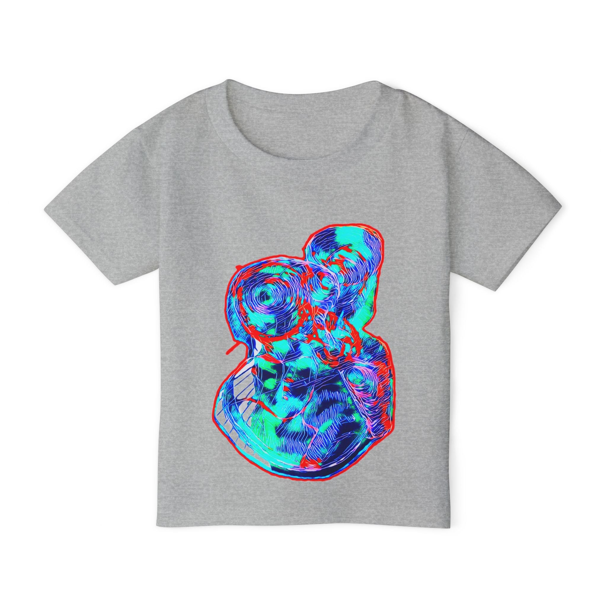 Curiosity (Blue & Red) Heavy Cotton™ Toddler T-shirt