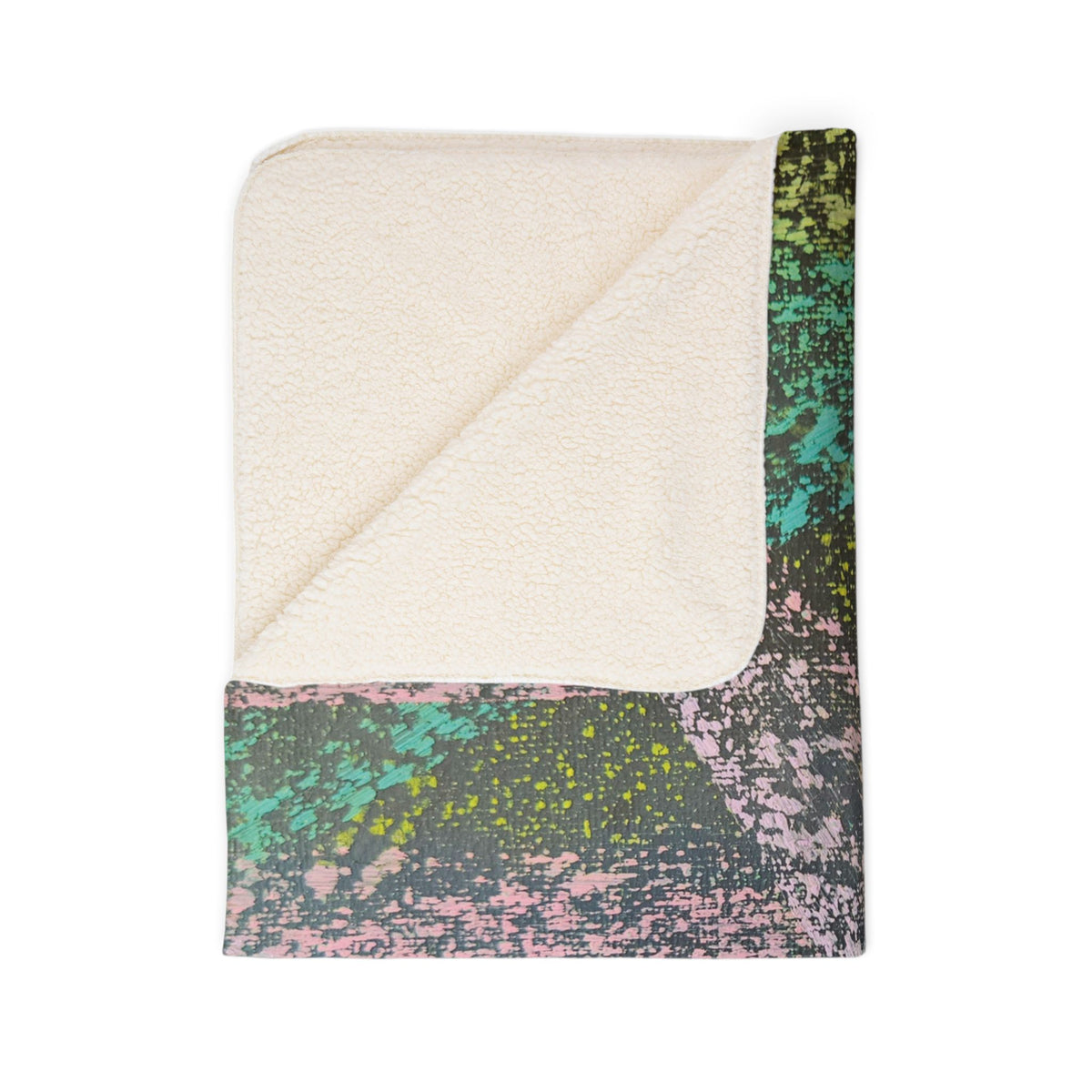 Stream Fleece Sherpa Blanket