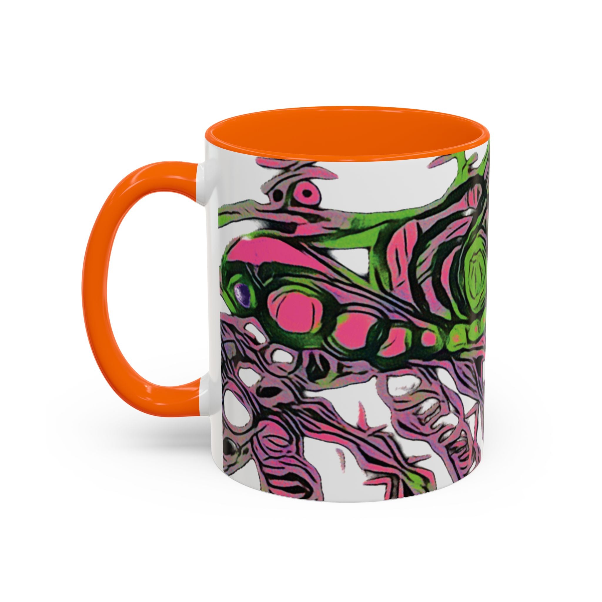 Vessel (Neon) Accent Coffee Mug (11oz, 15oz)