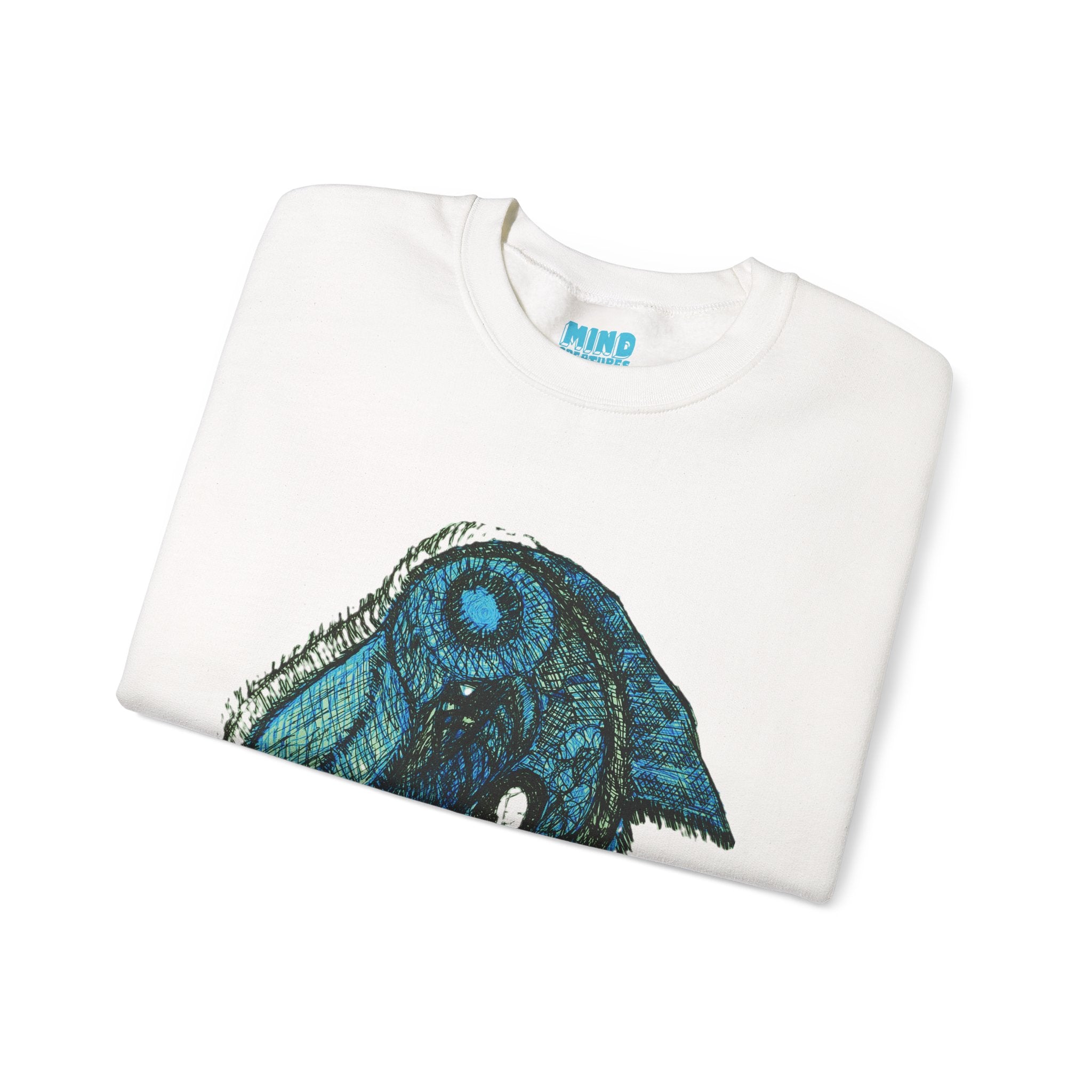 Who Are You? (Teal) Unisex Heavy Blend™ Crewneck Sweatshirt