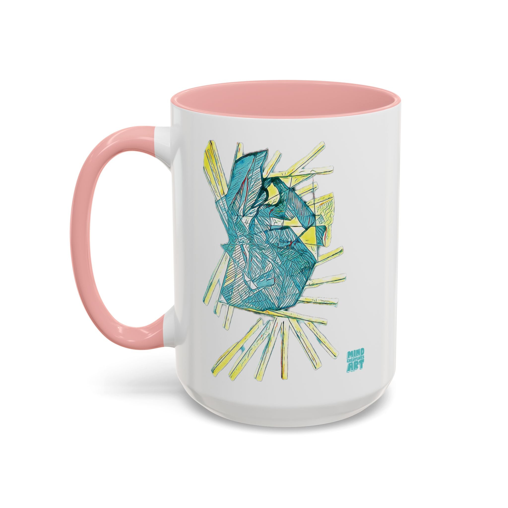 Lightspeed (Aqua) Accent Coffee Mug (11oz, 15oz)