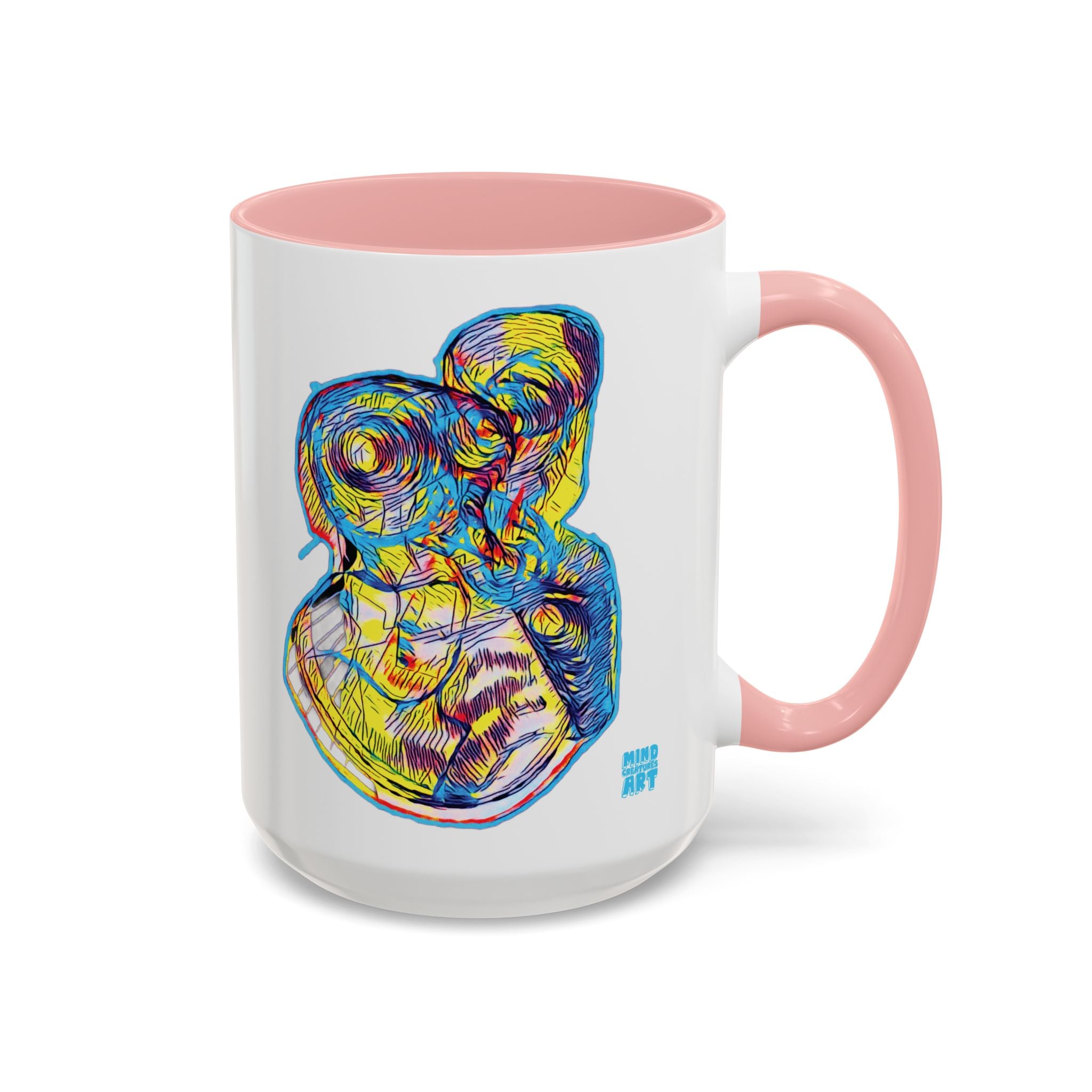 Curiosity (Neon) Accent Coffee Mug (11oz, 15oz)