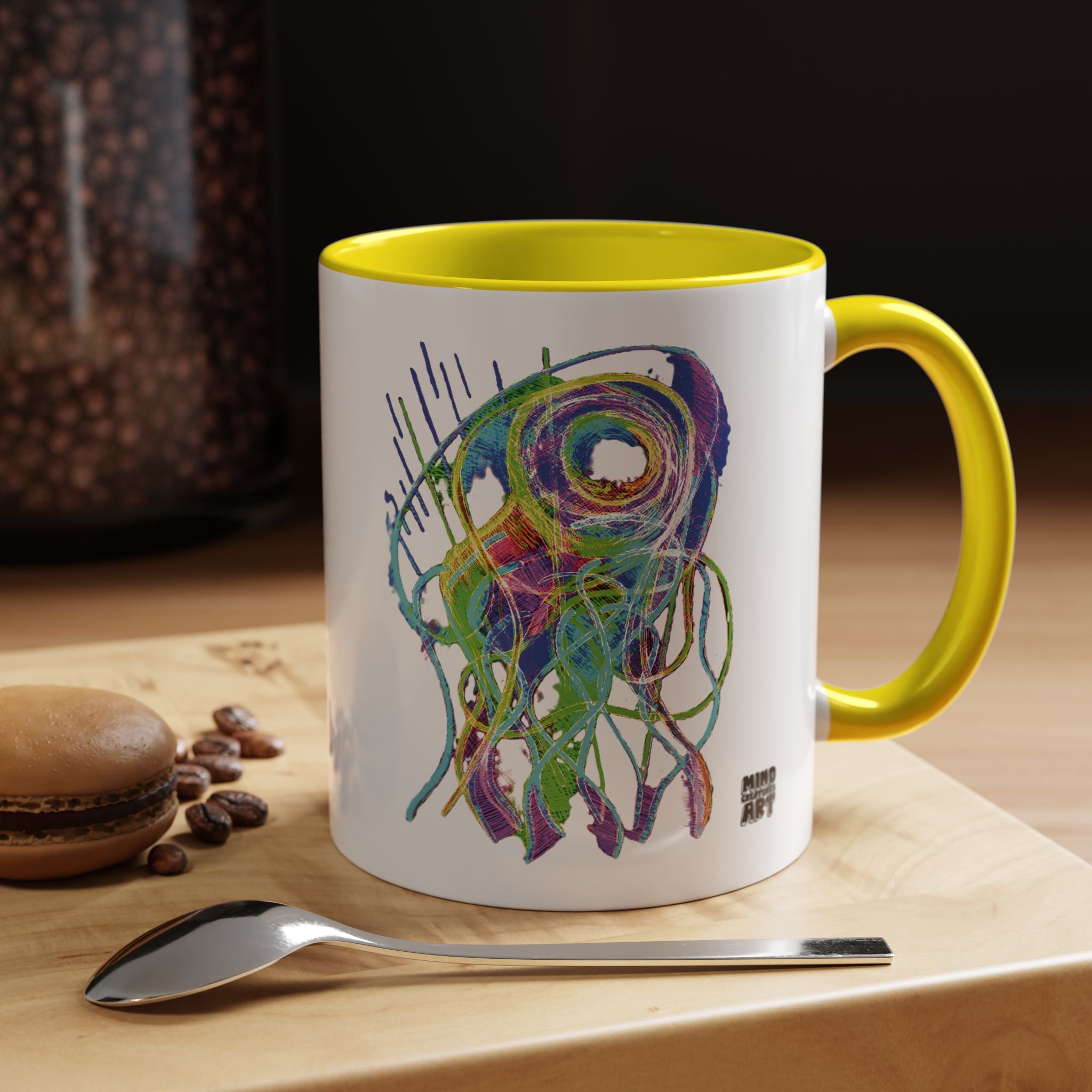 Jelly Jam (Neon) Accent Coffee Mug (11oz, 15oz)