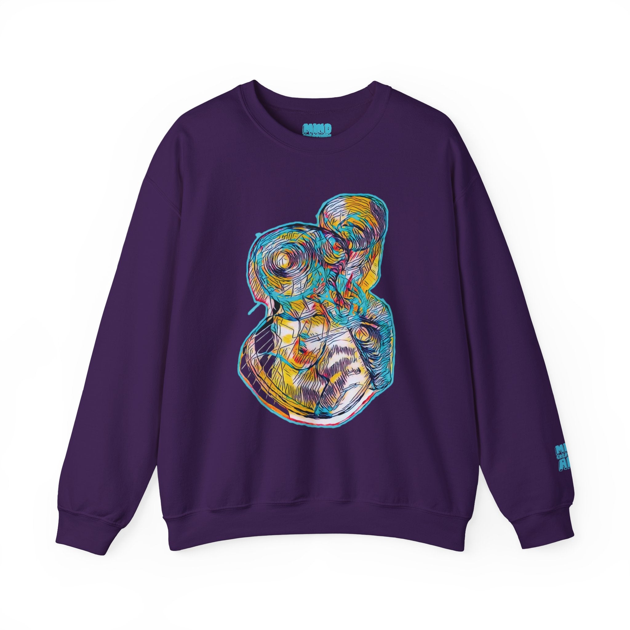 Curiosity (Aqua) Unisex Heavy Blend™ Crewneck Sweatshirt