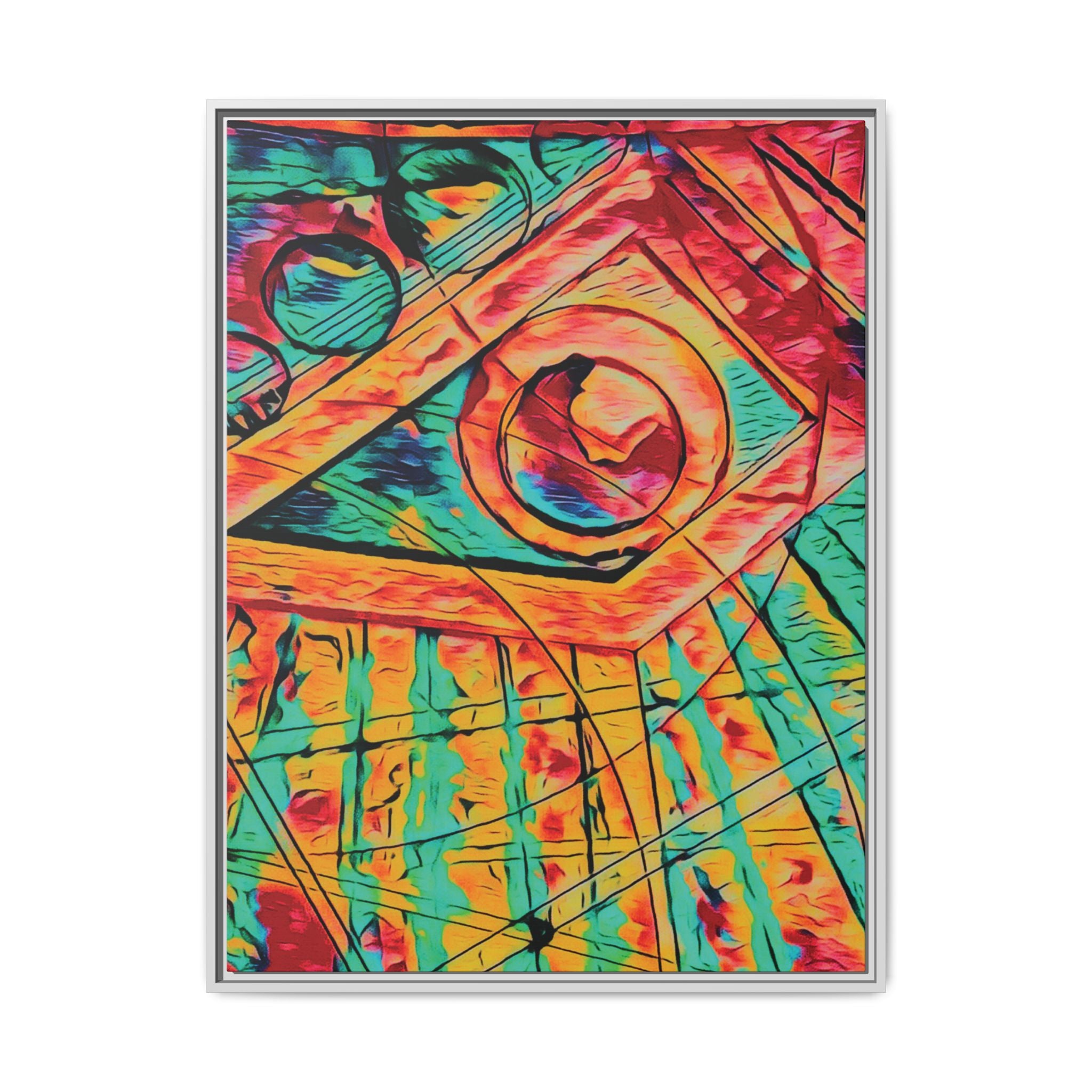 Love (Bright) Matte Canvas, Framed