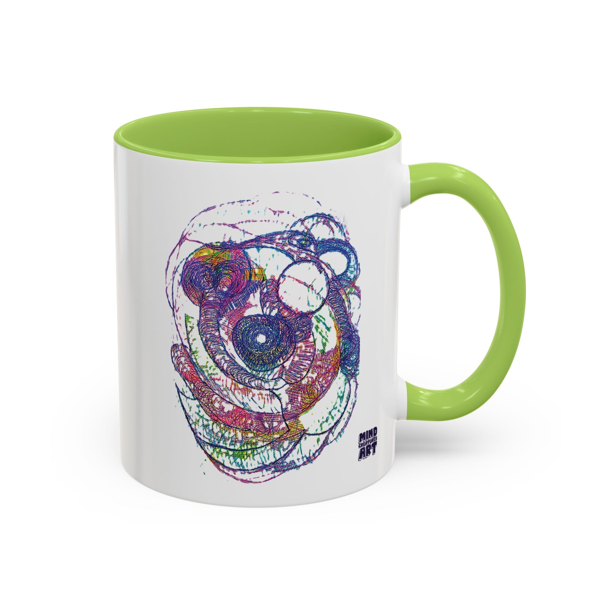 Spiraling Accent Coffee Mug (11oz, 15oz)