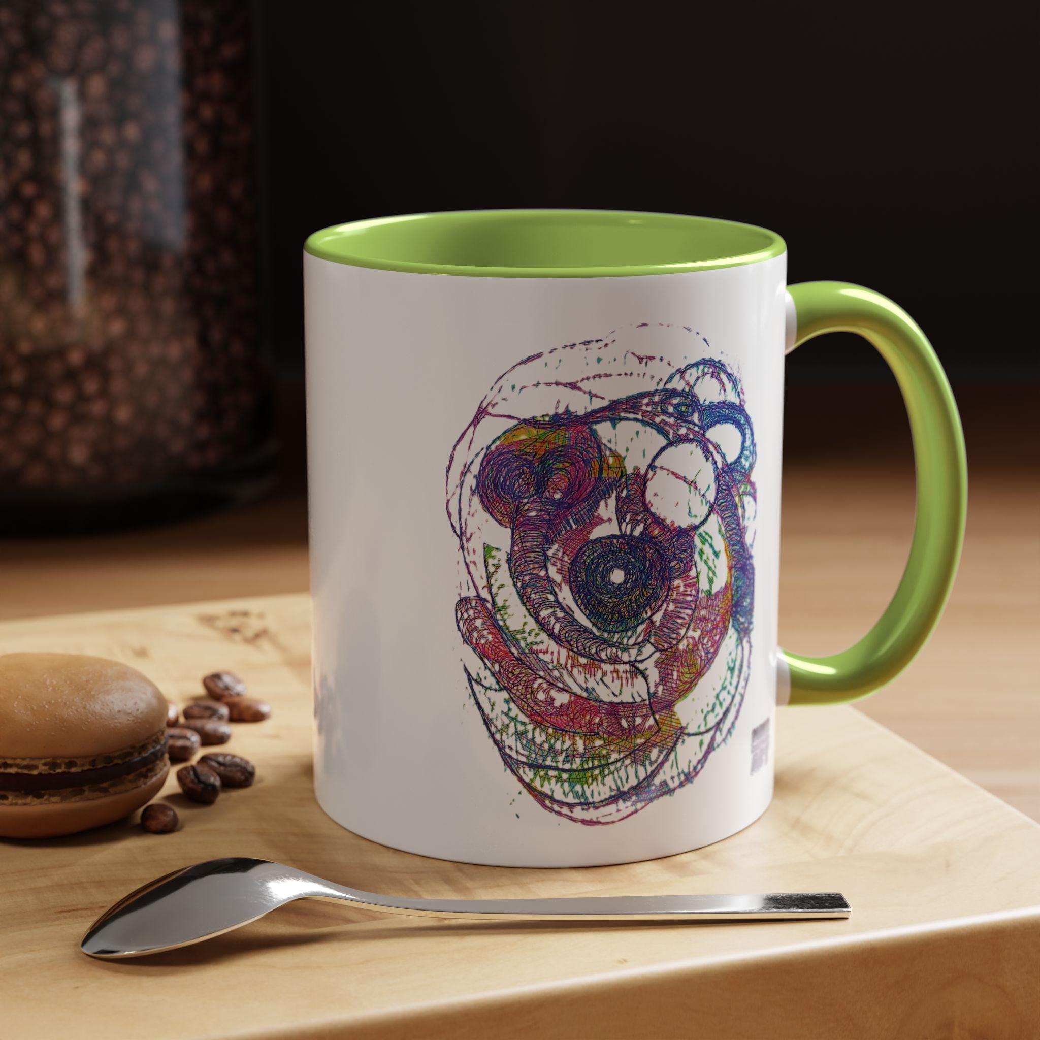 Spiraling Accent Coffee Mug (11oz, 15oz)