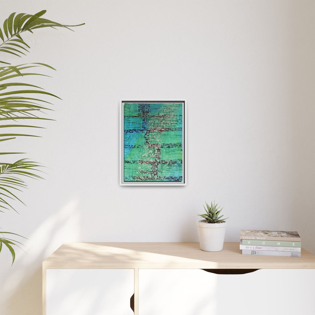 Experiment (V2) Matte Canvas, Framed
