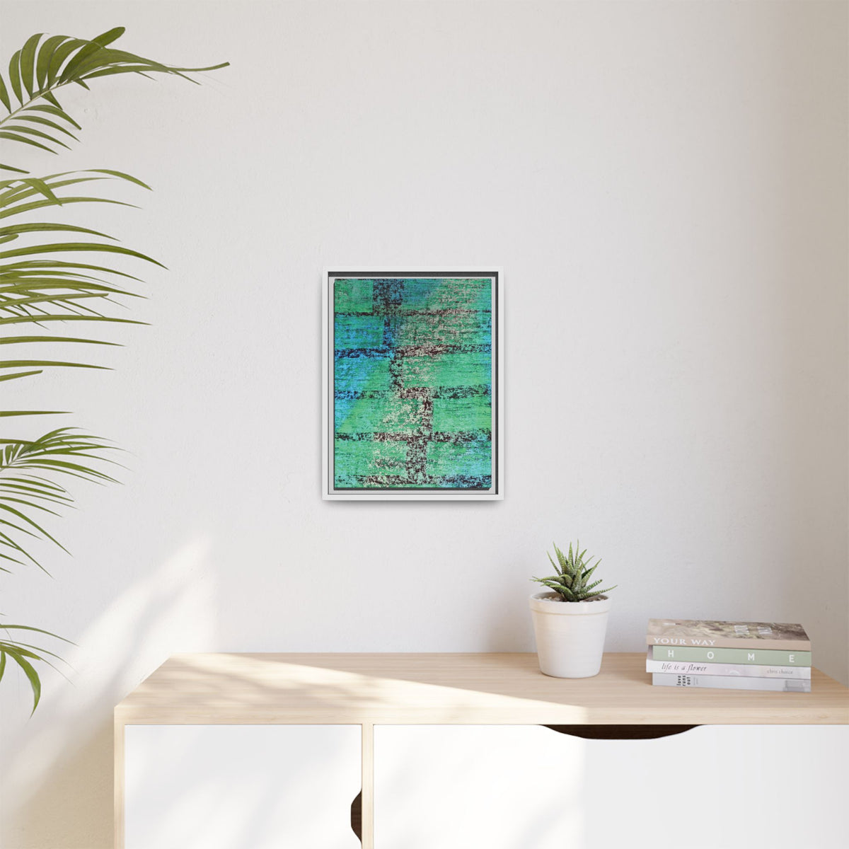 Experiment (V2) Matte Canvas, Framed