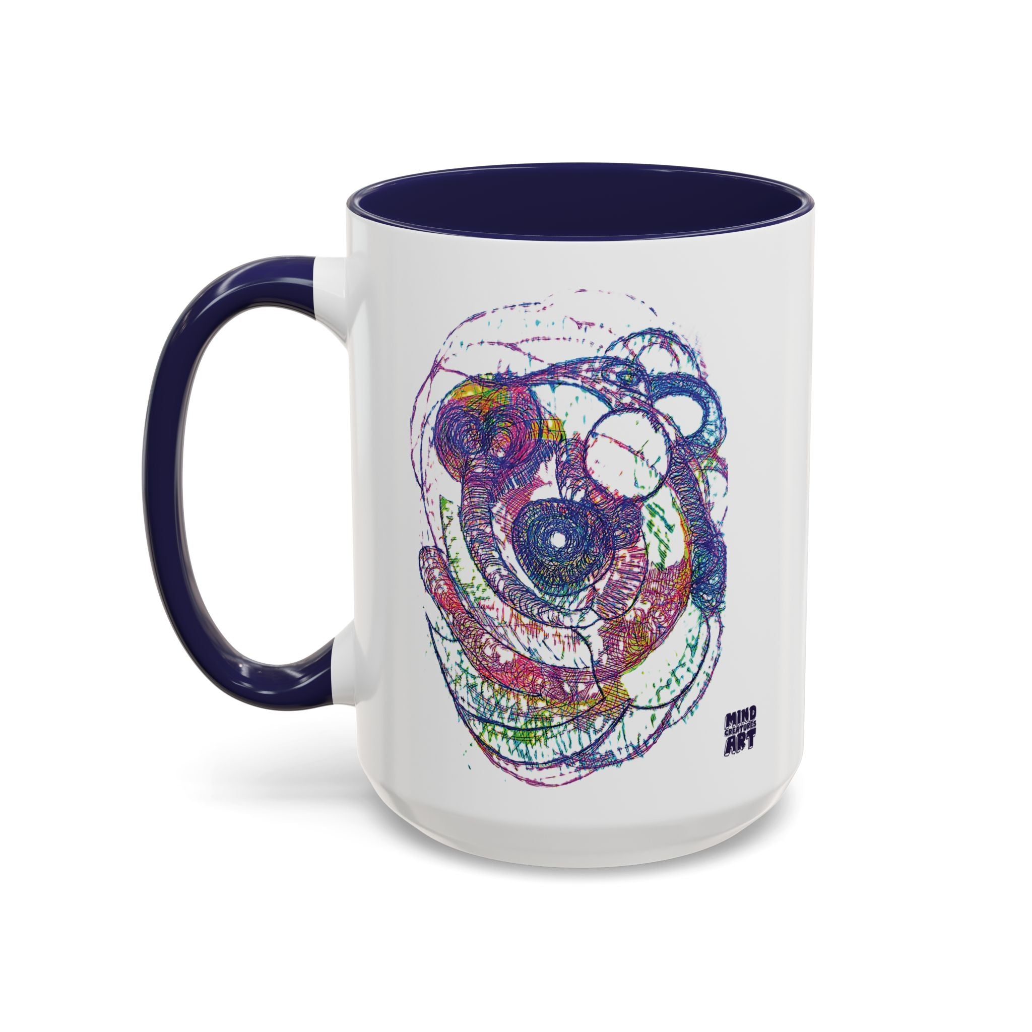 Spiraling Accent Coffee Mug (11oz, 15oz)