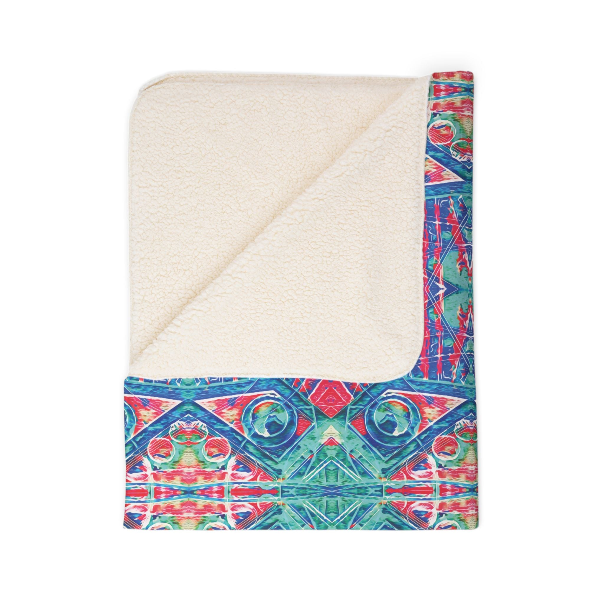 Love (Mirror, Clash) Fleece Sherpa Blanket