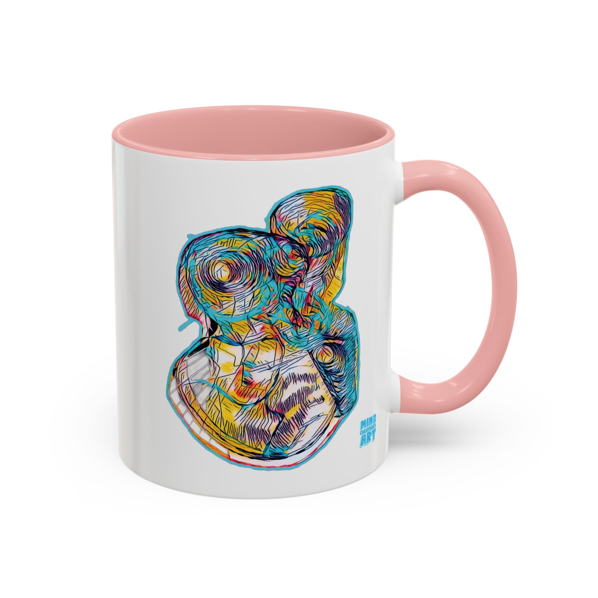Curiosity (Teal) Accent Coffee Mug (11oz, 15oz)