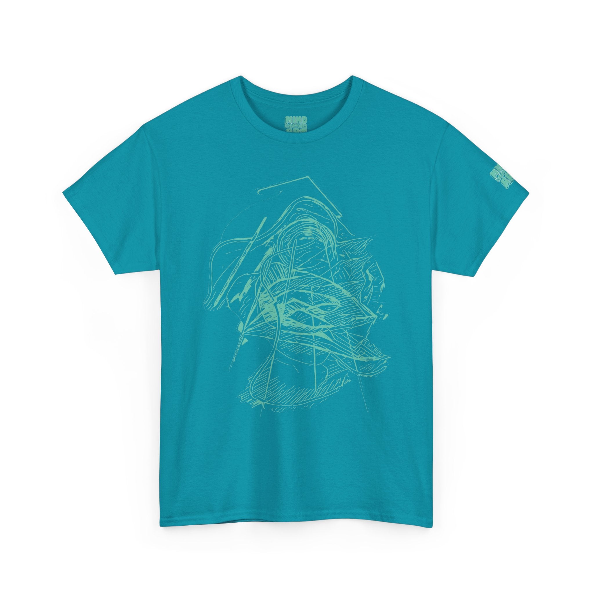 Dive Reflex (Teal) Unisex Heavy Cotton Tee