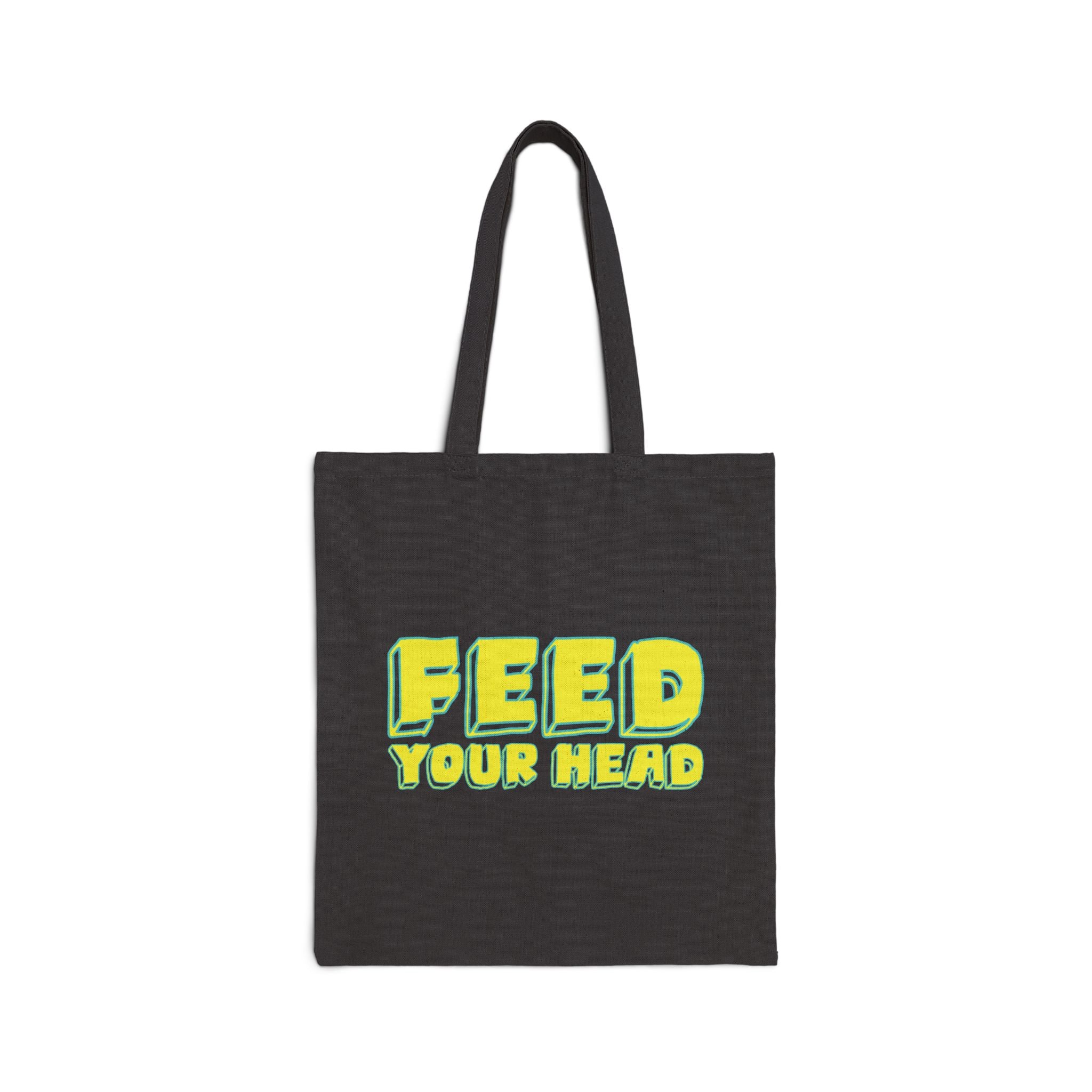 Exploration (Blur, Blue & Yellow) Cotton Canvas Tote Bag