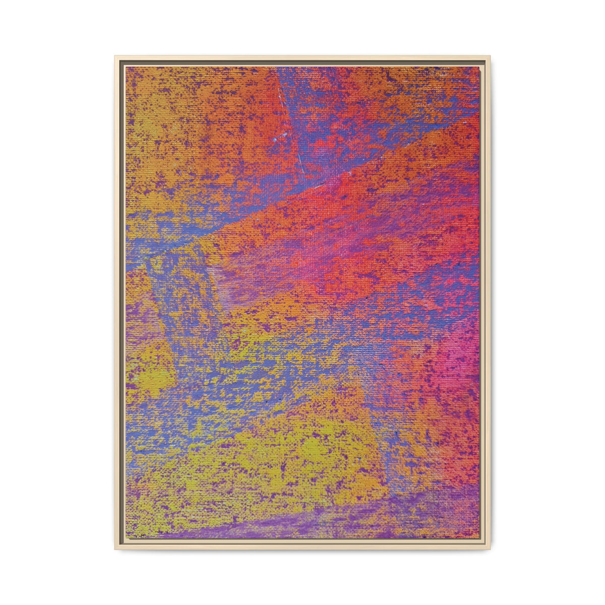 Sunset Matte Canvas, Framed