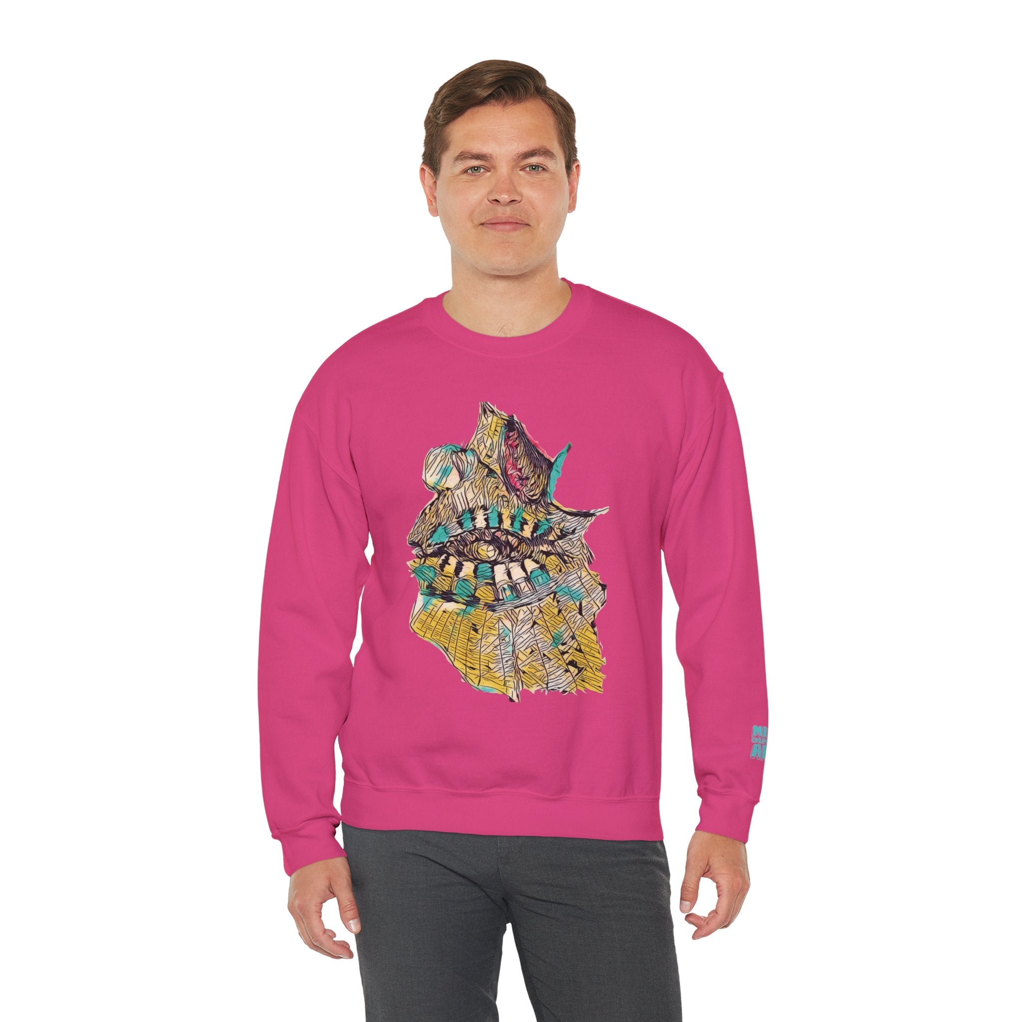 Hypnagogic (Gold) Unisex Heavy Blend™ Crewneck Sweatshirt